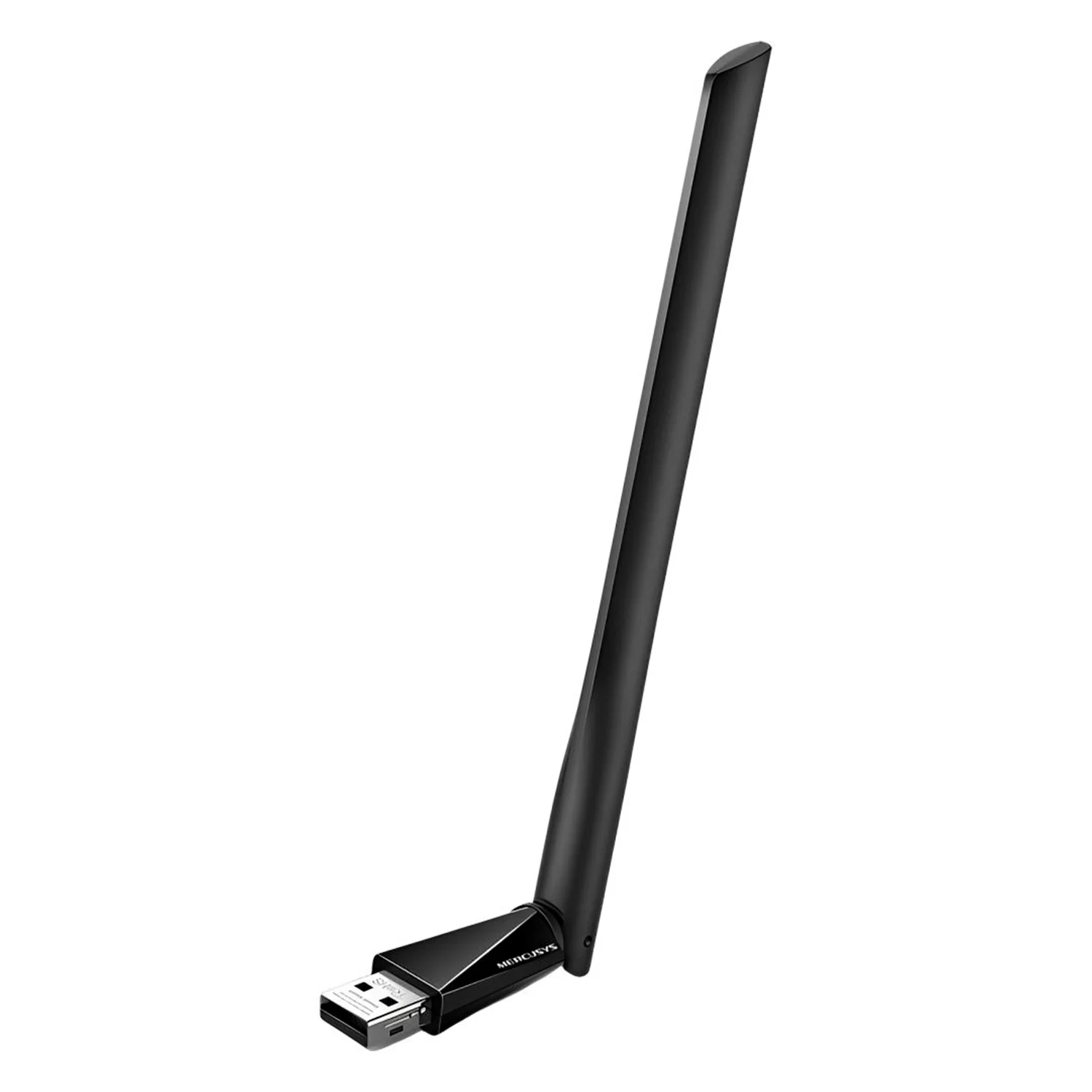 Adaptador WiFi Mercusys MU6H AC650 Dual Band USB 433Mbps Antena - Preto