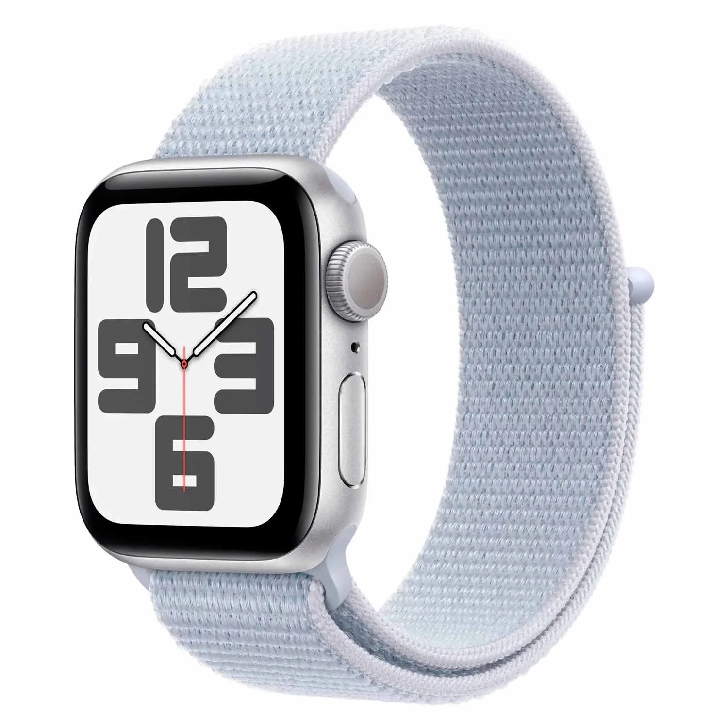 Apple Watch SE 2 2024 MXEE3HN/A Caixa Alumínio 40mm Prata - Loop Esportiva Azul