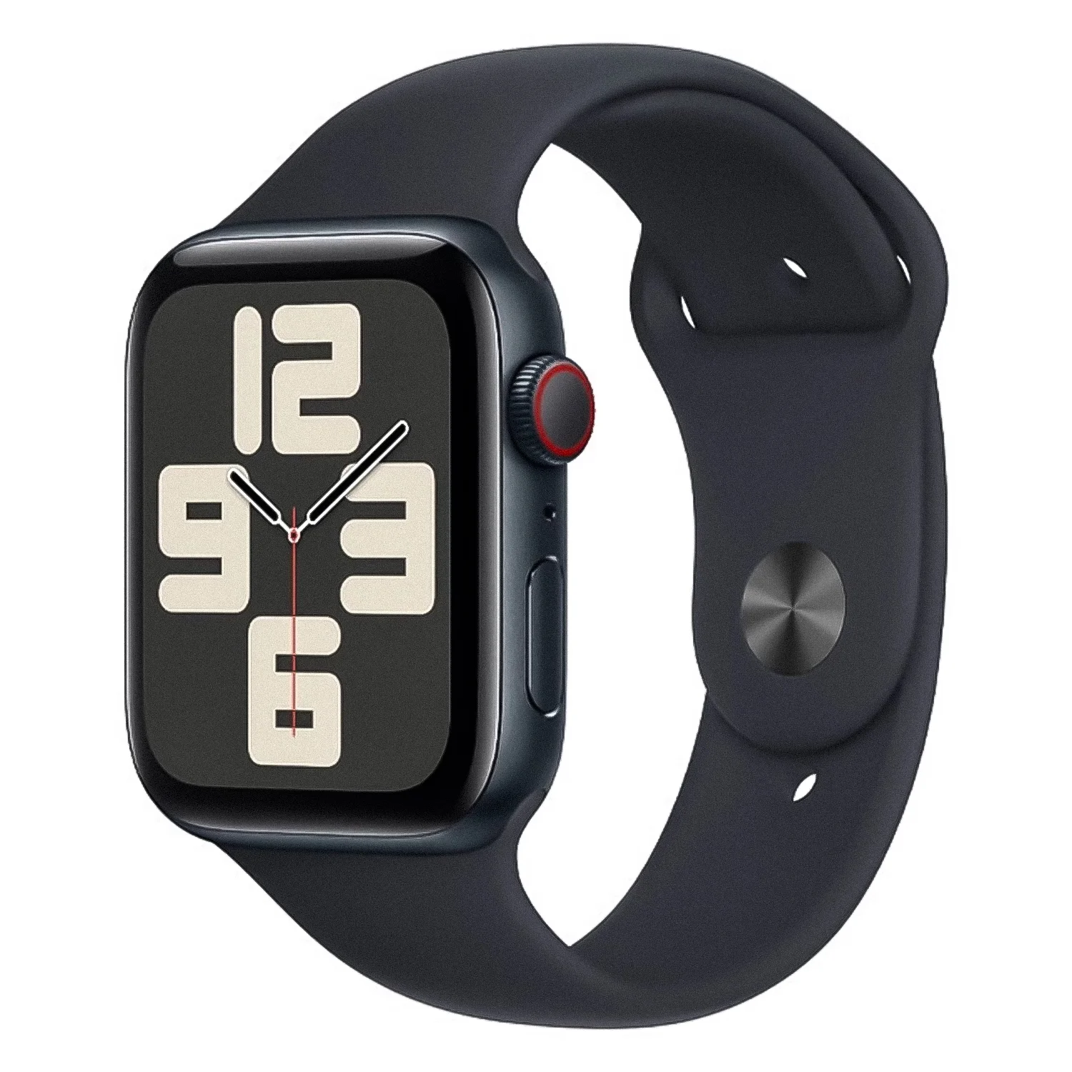Apple Watch SE 2 2024 MXFT3LL/A Caixa Alumínio 40mm Meia Noite - Esportiva Meia Noite M/L