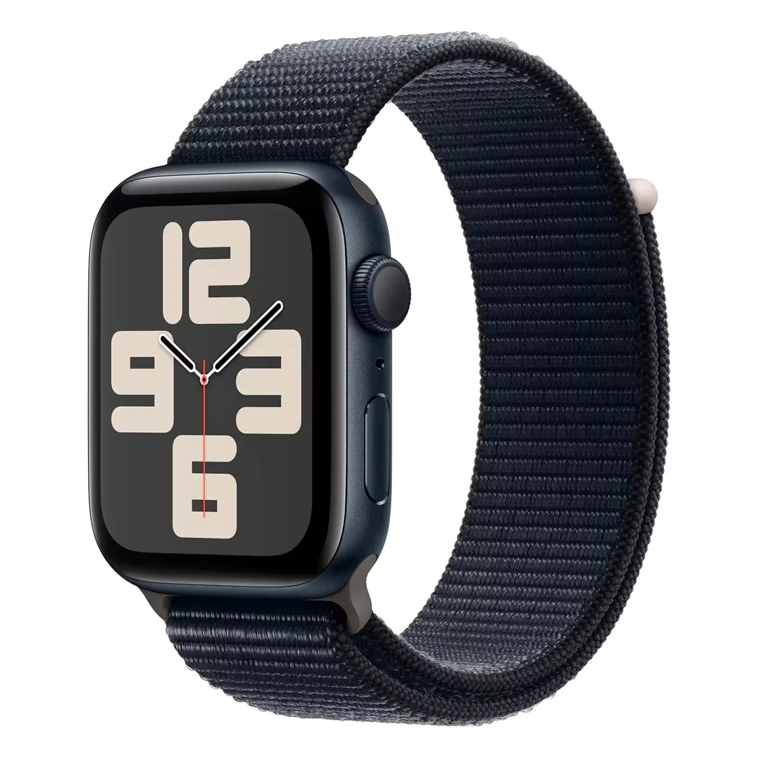 Apple Watch SE 2 MREA3LL/A Caixa Alumínio 44mm Meia Noite - Loop Esportiva Meia Noite