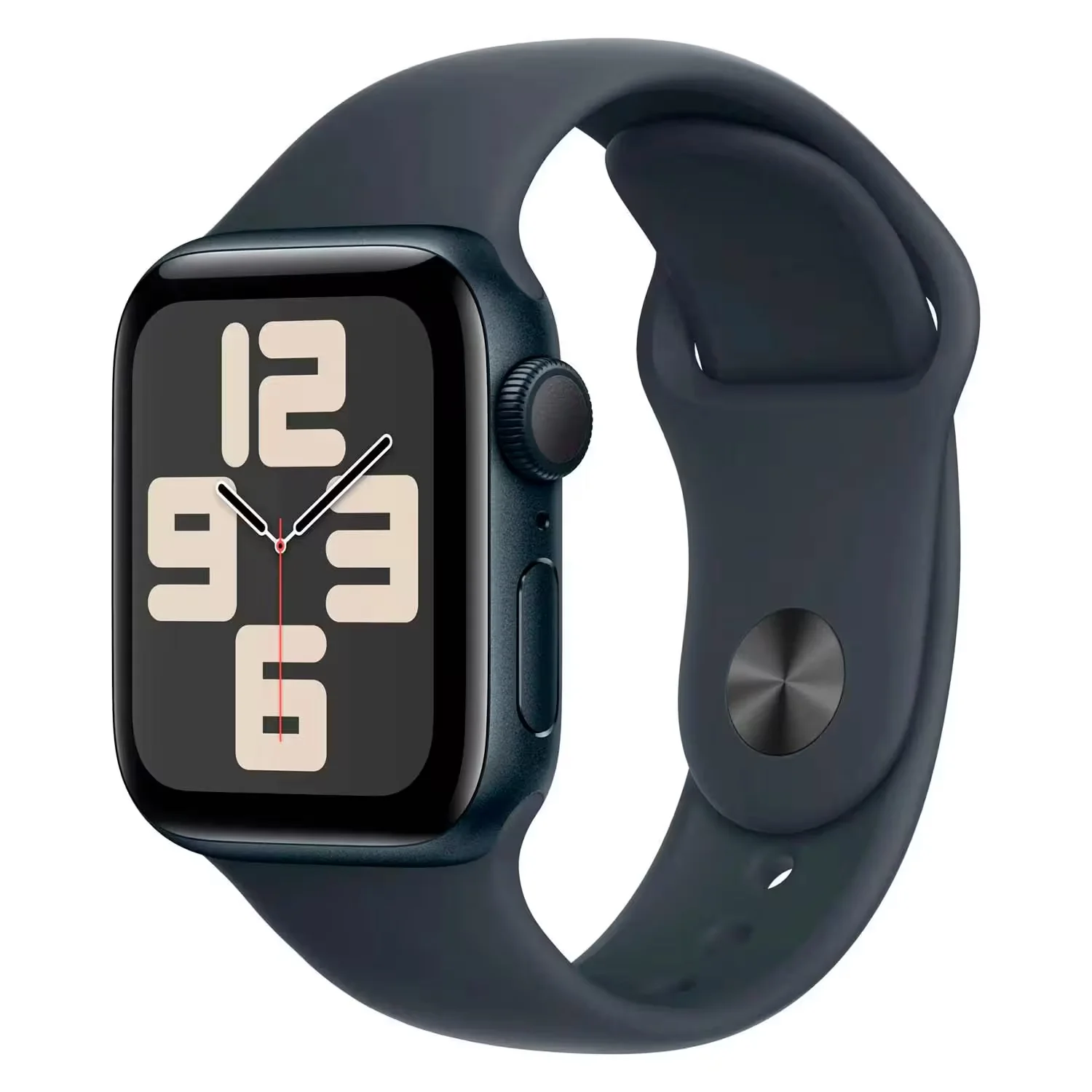 Apple Watch SE 2 MXE73LL/A Caixa Alumínio 40mm Meia Noite - Esportiva Meia Noite S/M