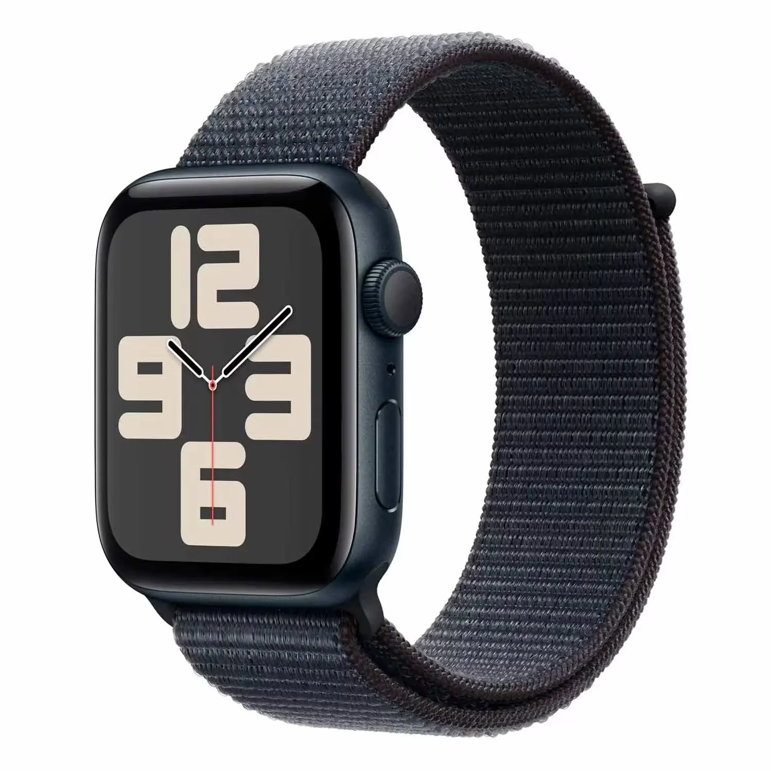 Apple Watch SE 2 MXEP3LL/A Caixa Alumínio 44mm Meia Noite - Loop Esportiva Meia Noite S/L