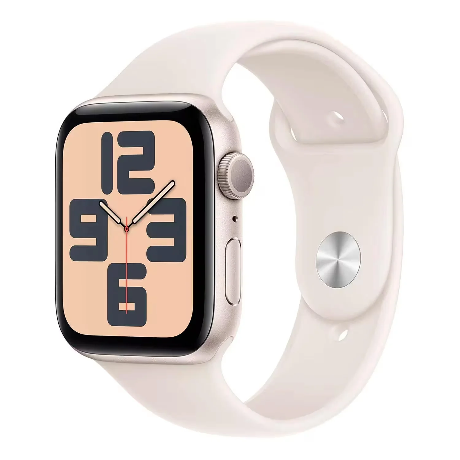 Apple Watch SE 2 MXEU3LL/A Caixa Alumínio 44mm Estelar - Esportiva Estelar S/M