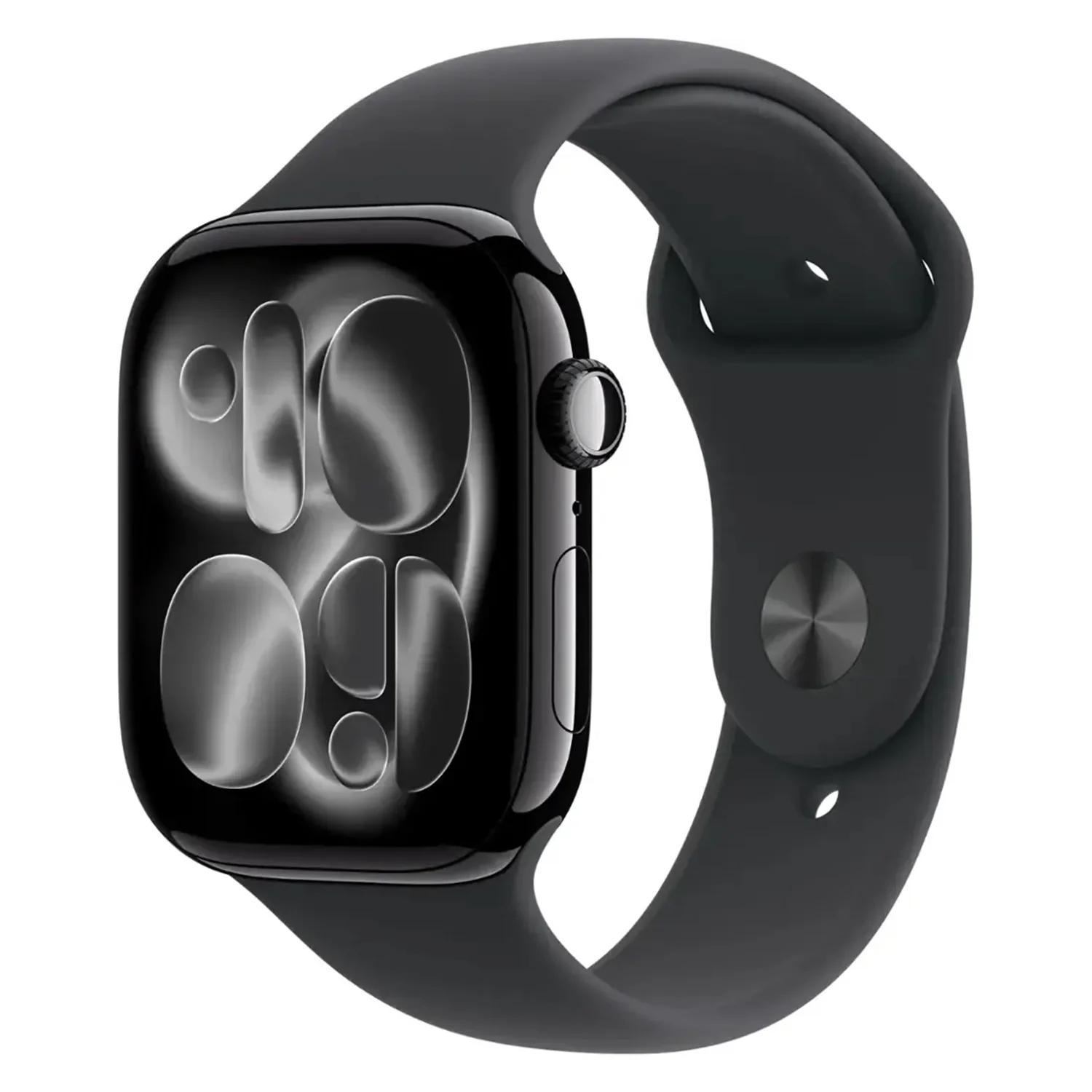 Apple Watch Series 11 MEQT4AM/A Caixa Alumínio 42mm Preto Brilhante - Esportiva Preto S/M