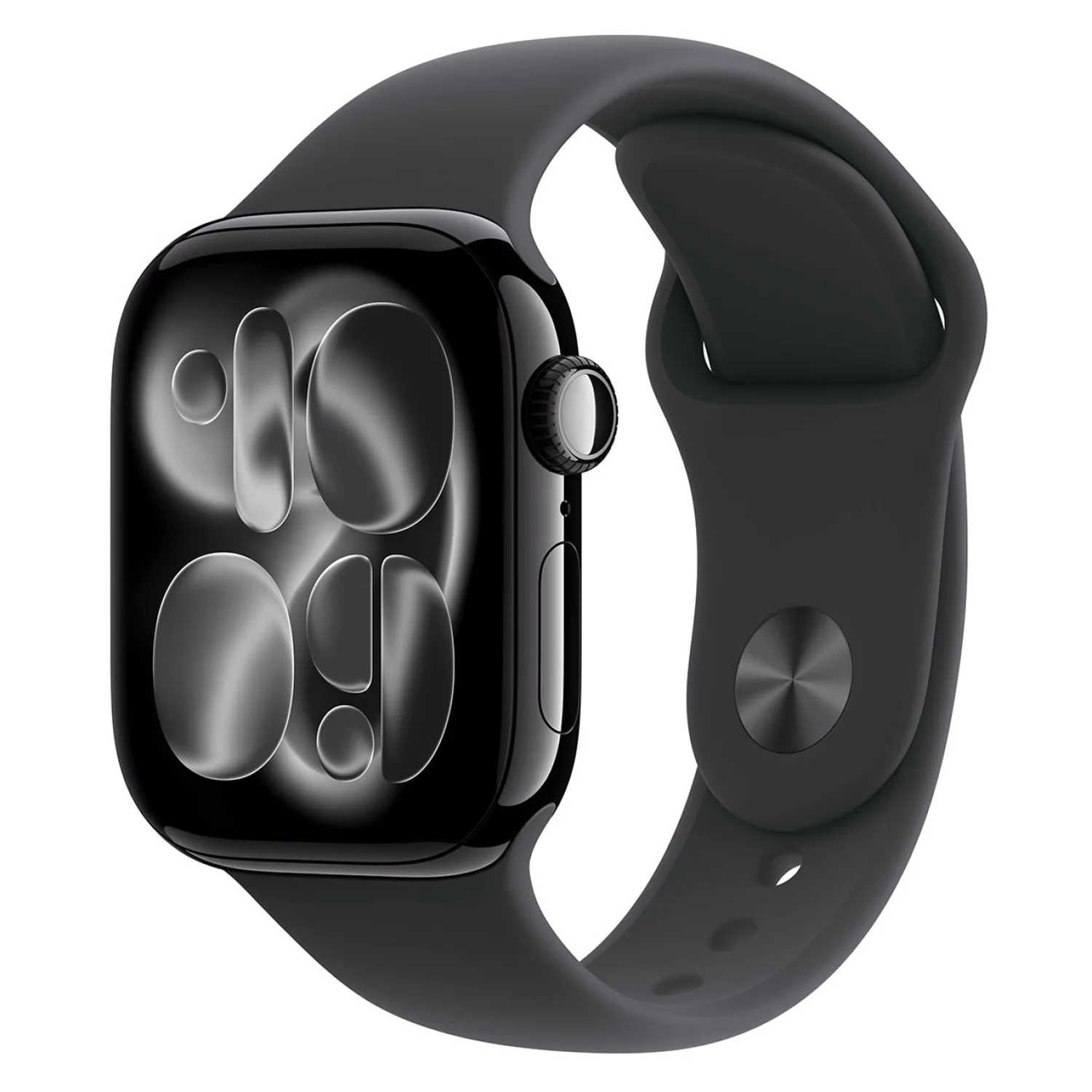 Apple Watch Series 11 MEUX4LW/A Caixa Alumínio 46mm Preto Brilhante - Esportiva Preto M/L