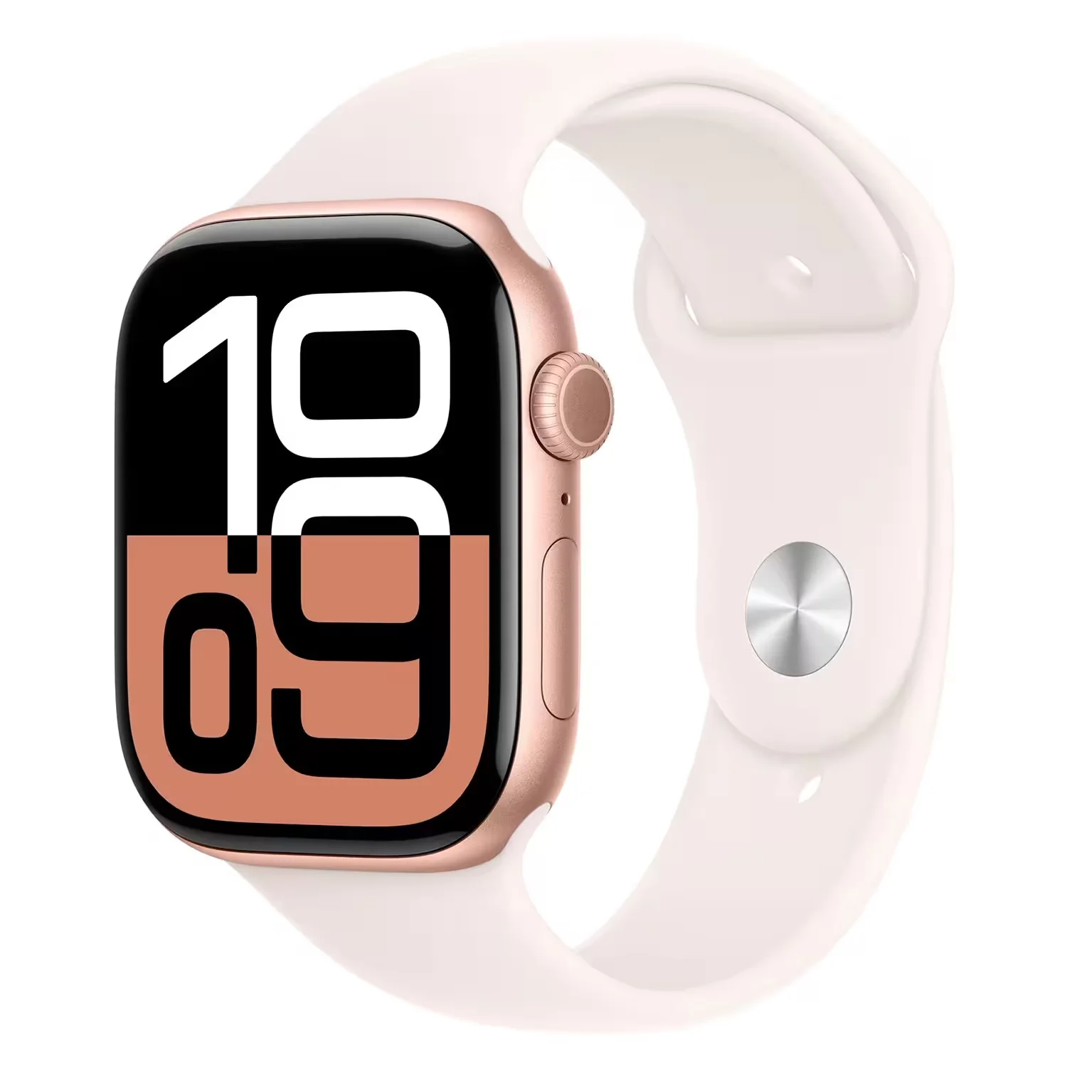 Apple Watch Series SE 2 2024 MXEV3CL/A Caixa Alumínio 44mm Estelar - Esportiva Estelar M/L