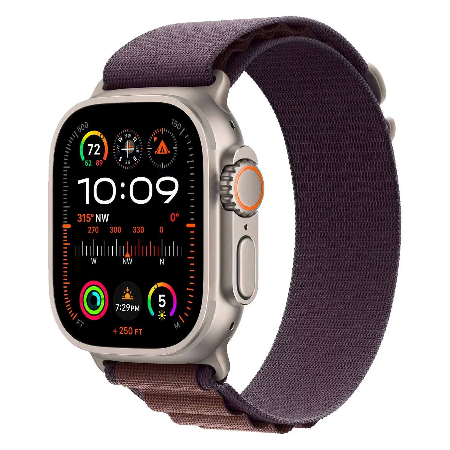 Apple Watch Ultra 2 MRET3LZ/A Celular + GPS Caixa Titânio 49mm - Loop Alpine Indigo