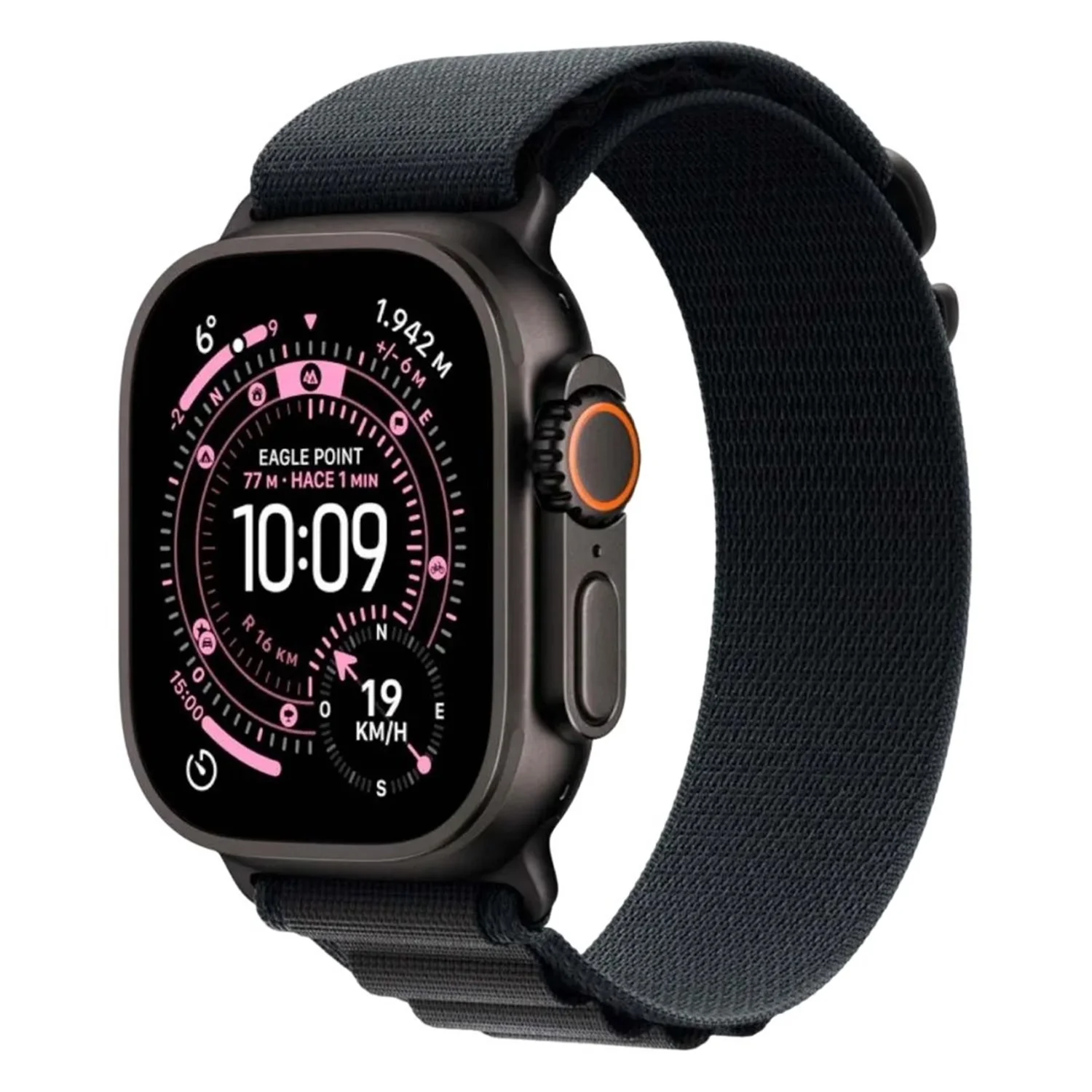 Apple Watch Ultra 3 MF0X4AF/A Celular + GPS Caixa Titânio Preto 49mm - Loop Alpine Preto