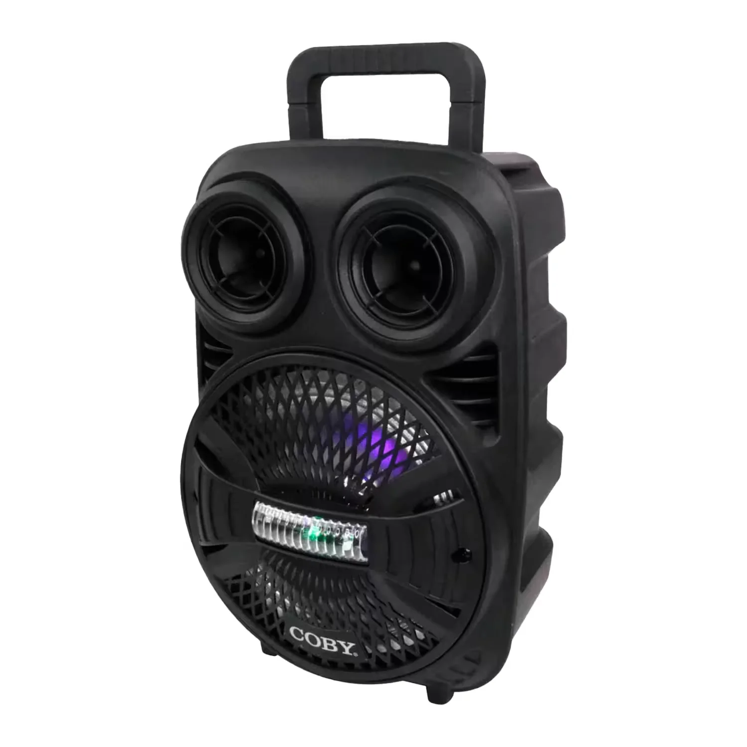 Caixa de Som Portátil Coby CY3360-863D Bluetooth USB Auxiliar - Preto