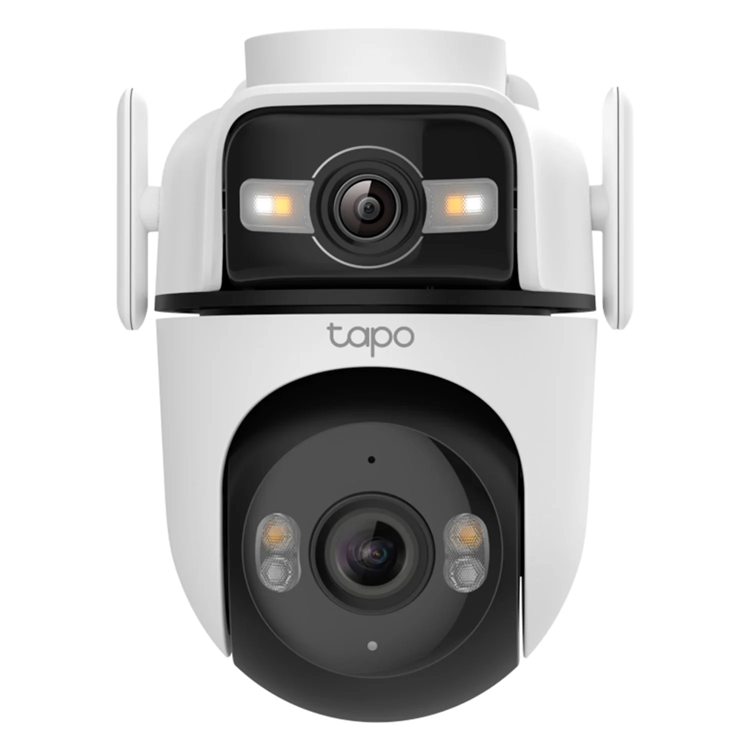 Câmera de Segurança TP-Link Tapo C545D Outdoor Dual Lens Pan 3MP WiFi - Branco