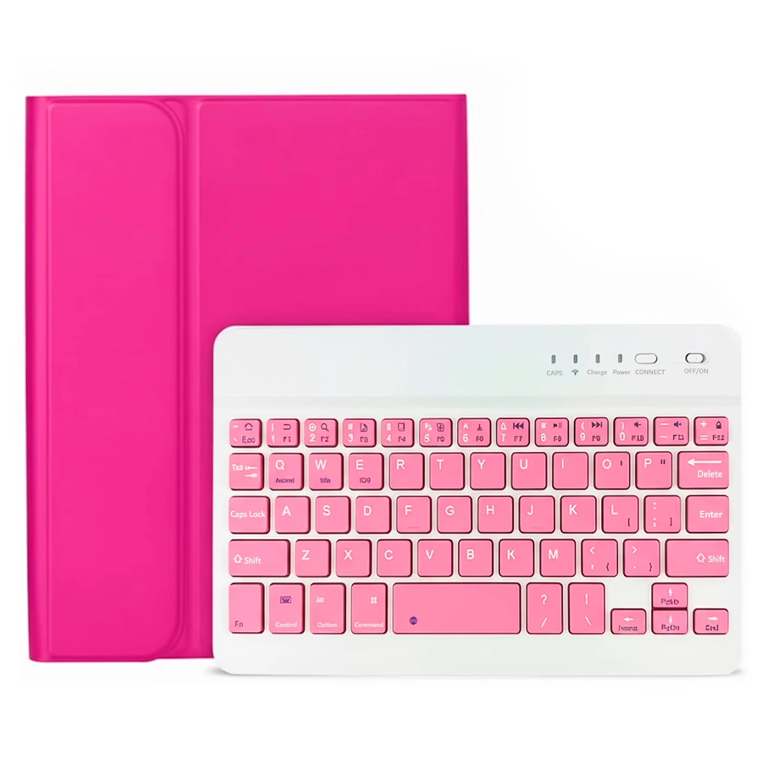 Capa para Xiaomi Redmi Pad SE 8.7" + Teclado - Vermelho