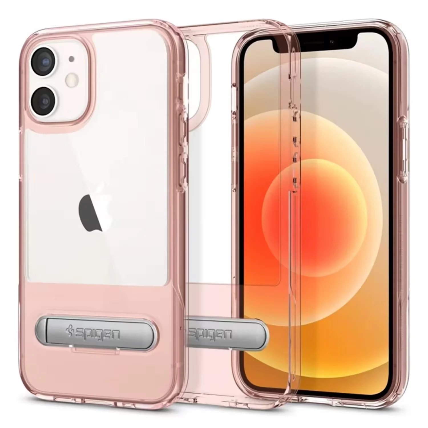 Capa Slim Spigen ACS01554 para iPhone 12 Mini - Rose