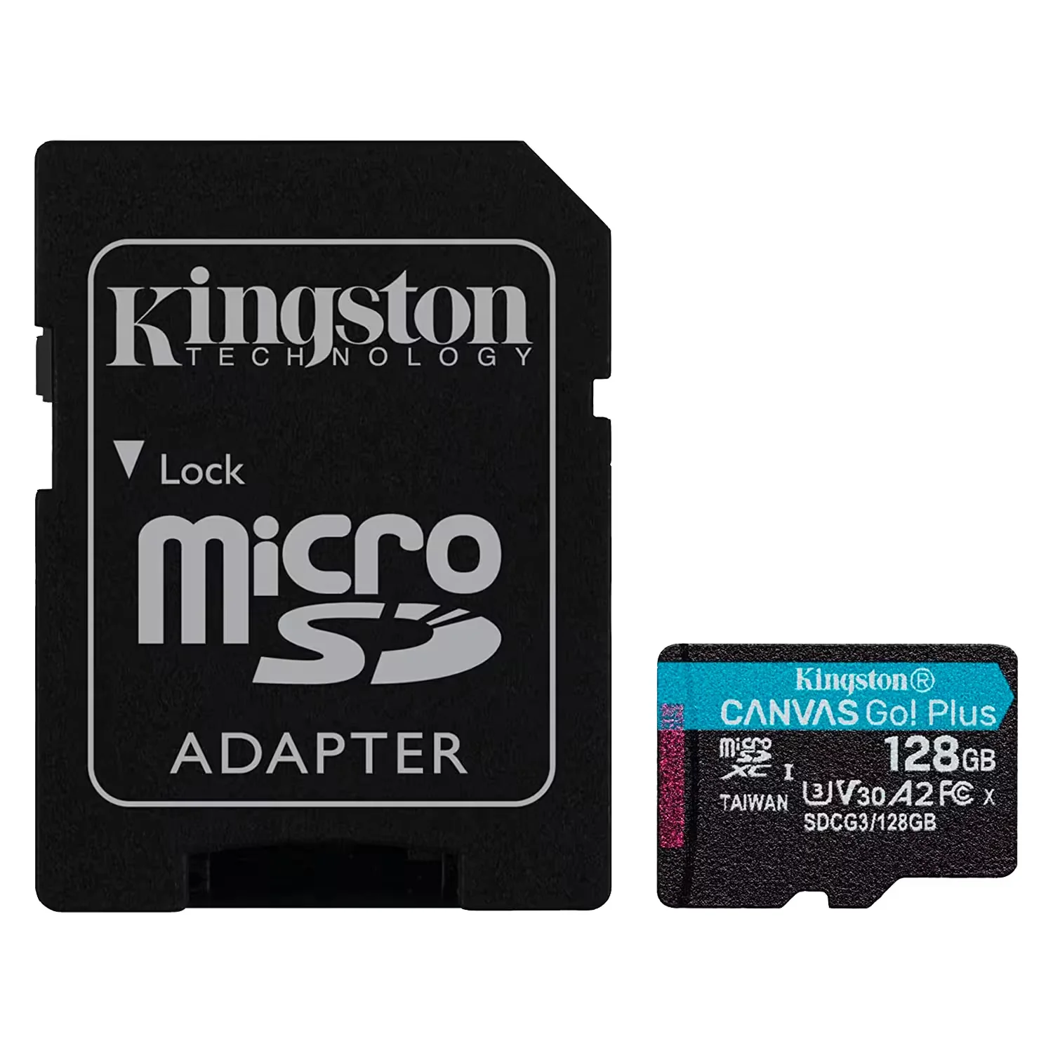 Cartão de Memória Micro SD Kingston U3 128GB 170MBs Canvas GO - SDCG3/128GB