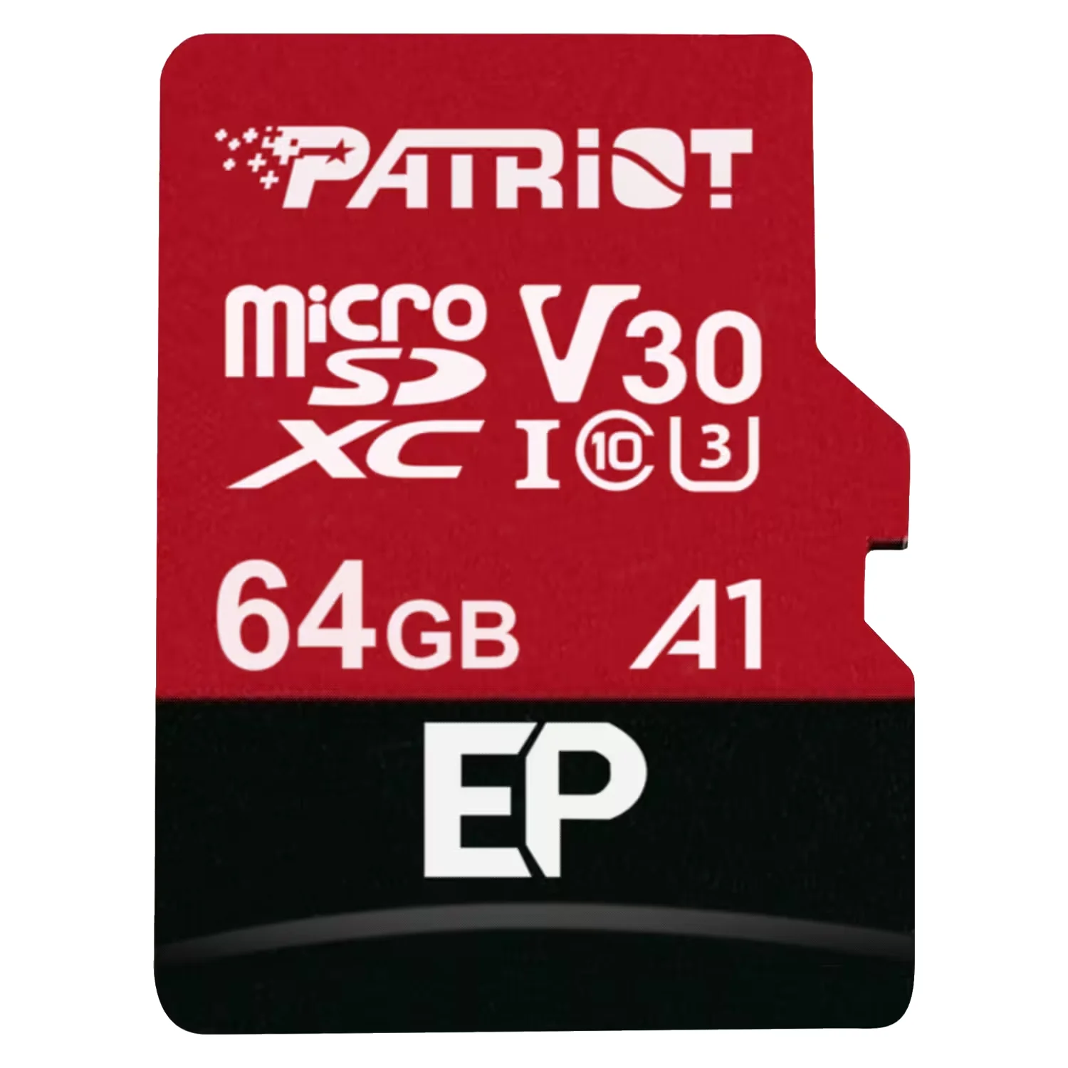 Cartão de Memória Micro SD Patriot V30 64GB 80MBs - PEF64GEP31MCX