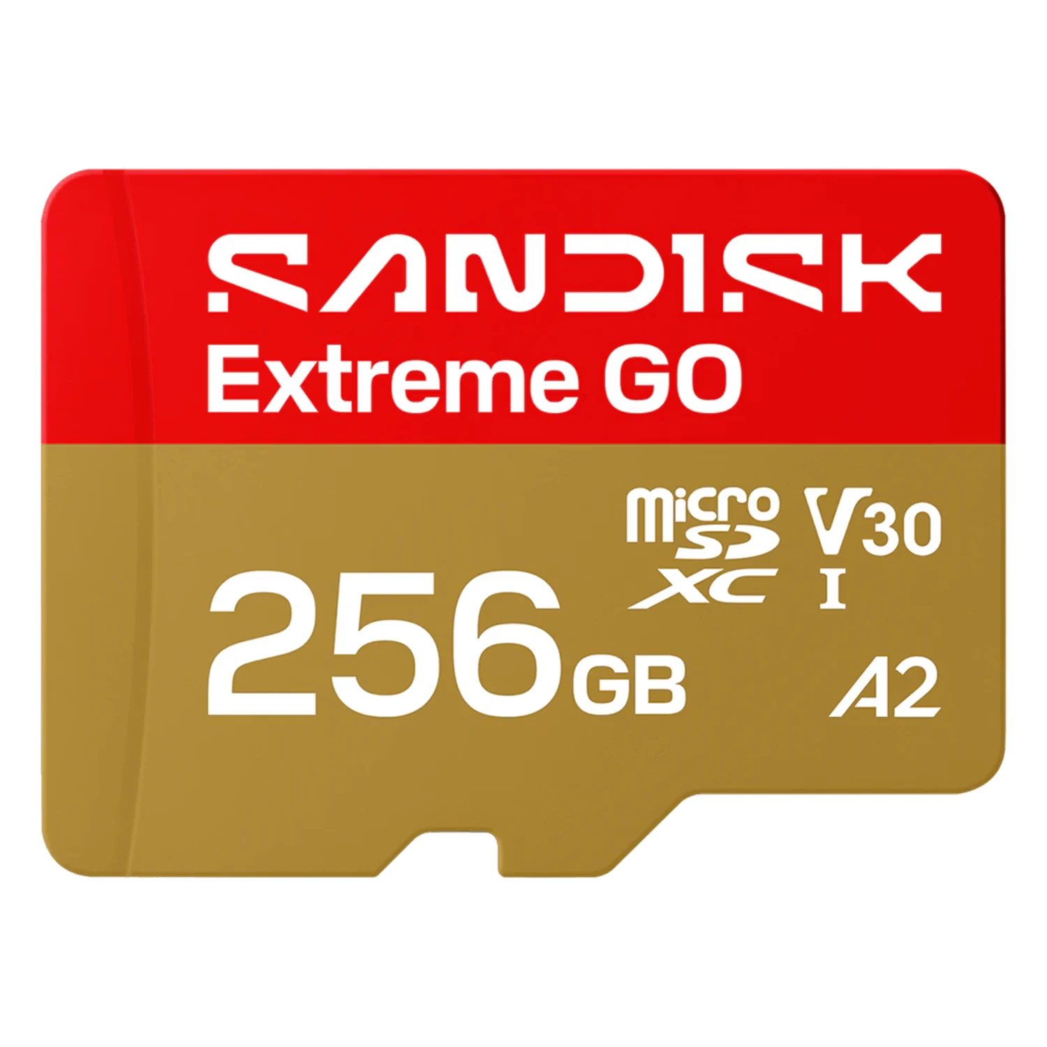 Cartão de Memória Micro SD SanDisk Extreme GO 256GB 240Mbs - SDSQXGN-256G-GN6MN