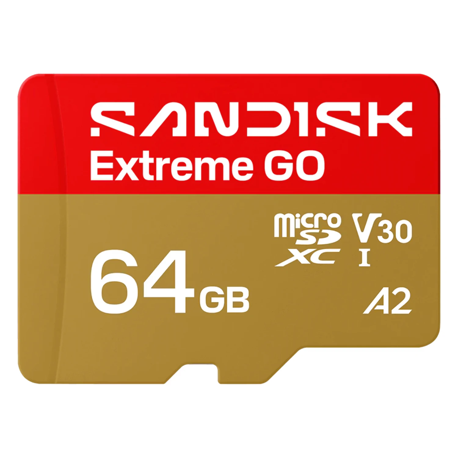 Cartão de Memória Micro SD SanDisk Extreme GO 64GB 170Mbs - SDSQXGN-064G-GN6MN