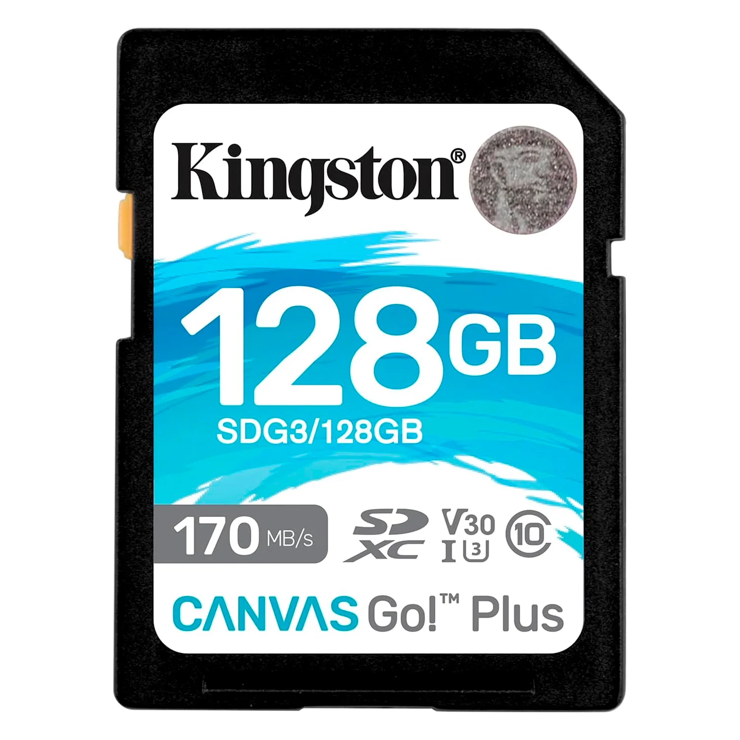 Cartão de Memória SD Kingston Canvas Go Plus 128GB 170Mbs - SDG3/128GB