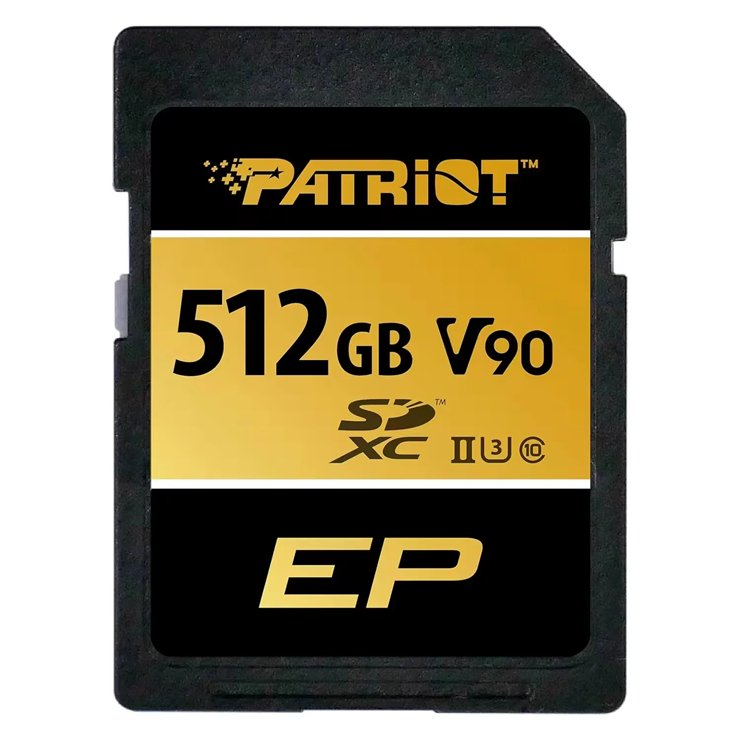 Cartão de Memória SD Patriot V90 512GB 300Mbs - PEF512GEP92SDX
