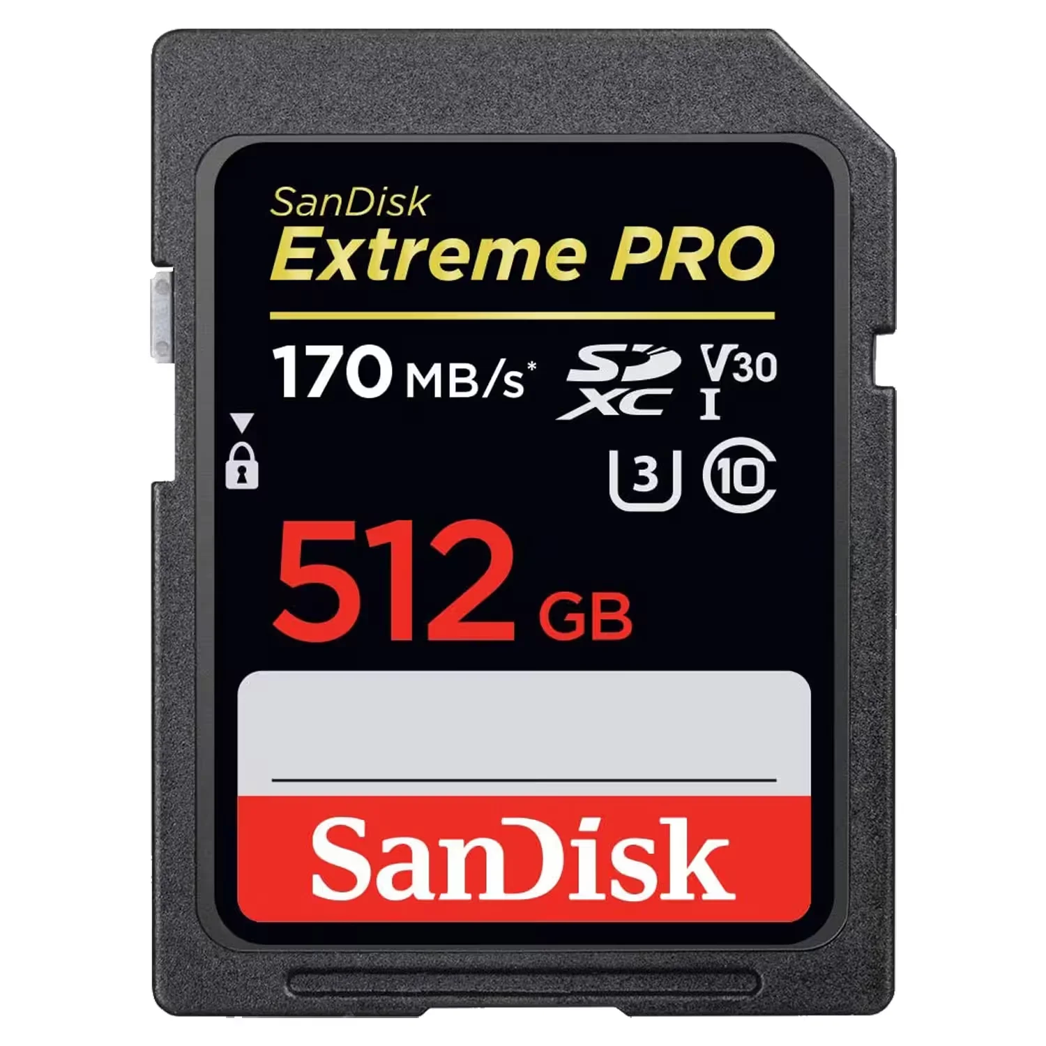 Cartão de Memória SD Sandisk Extreme Pro 512GB 170MBs - SDSDXXD-512G-GN4IN