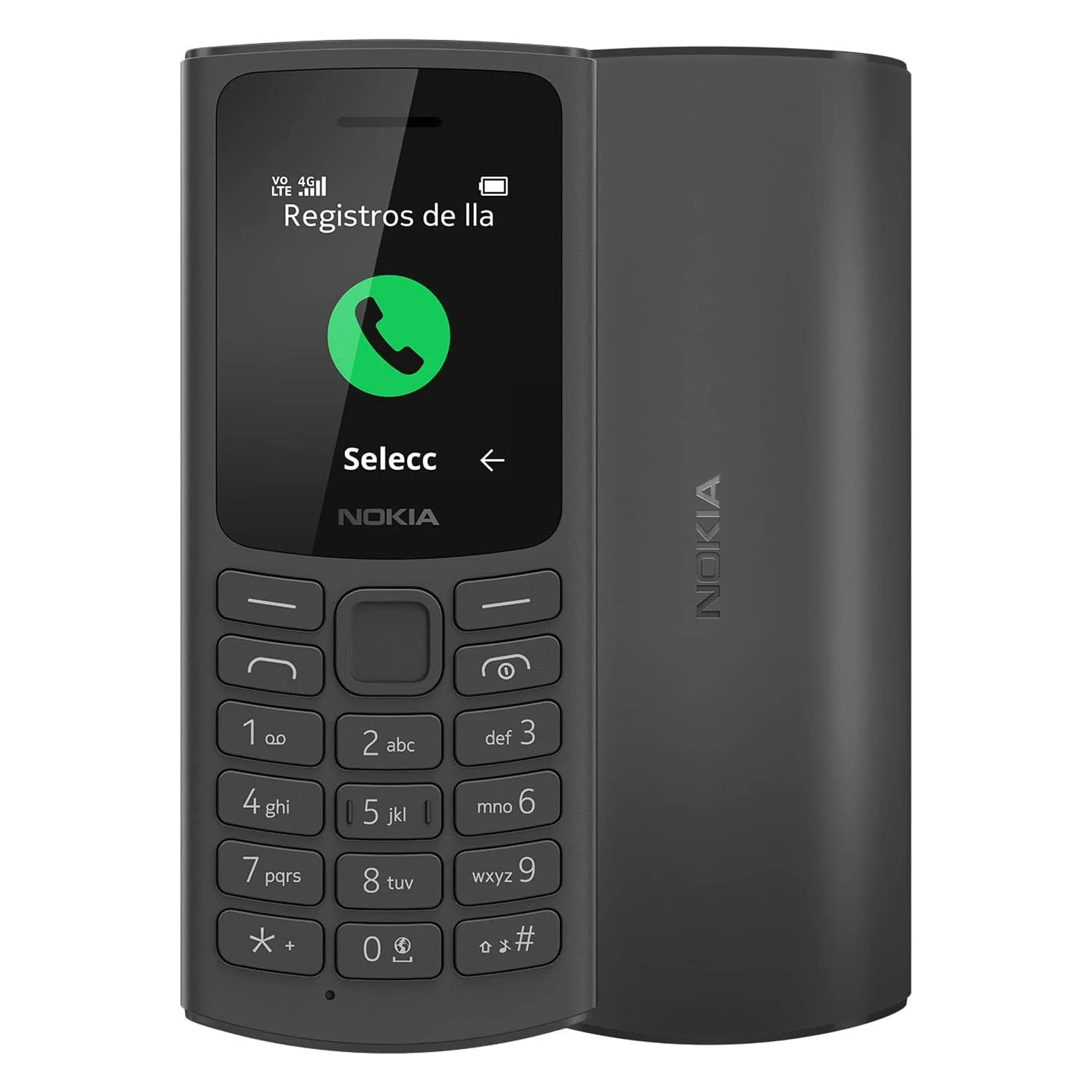 Celular Nokia 105 4G TA-385 Dual SIM Tela 1.4" - Preto