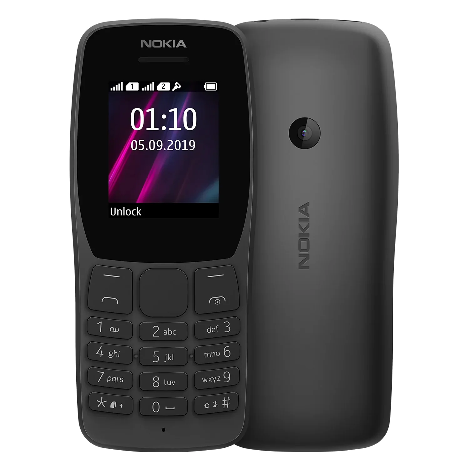 Celular Nokia 106 TA-1319 Dual SIM Tela 1.8" - Cinza