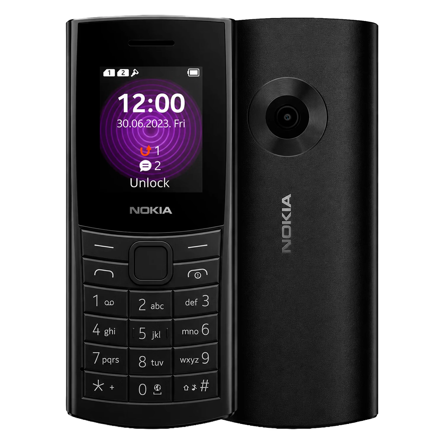 Celular Nokia 110 TA-1556 Dual SIM Tela 1.8" - Preto