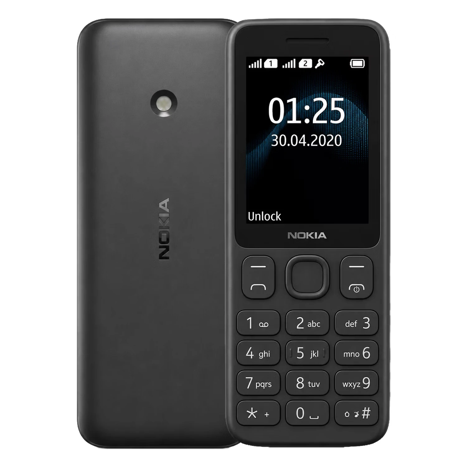 Celular Nokia 125 TA-1253 Dual SIM Tela 2.4" - Preto