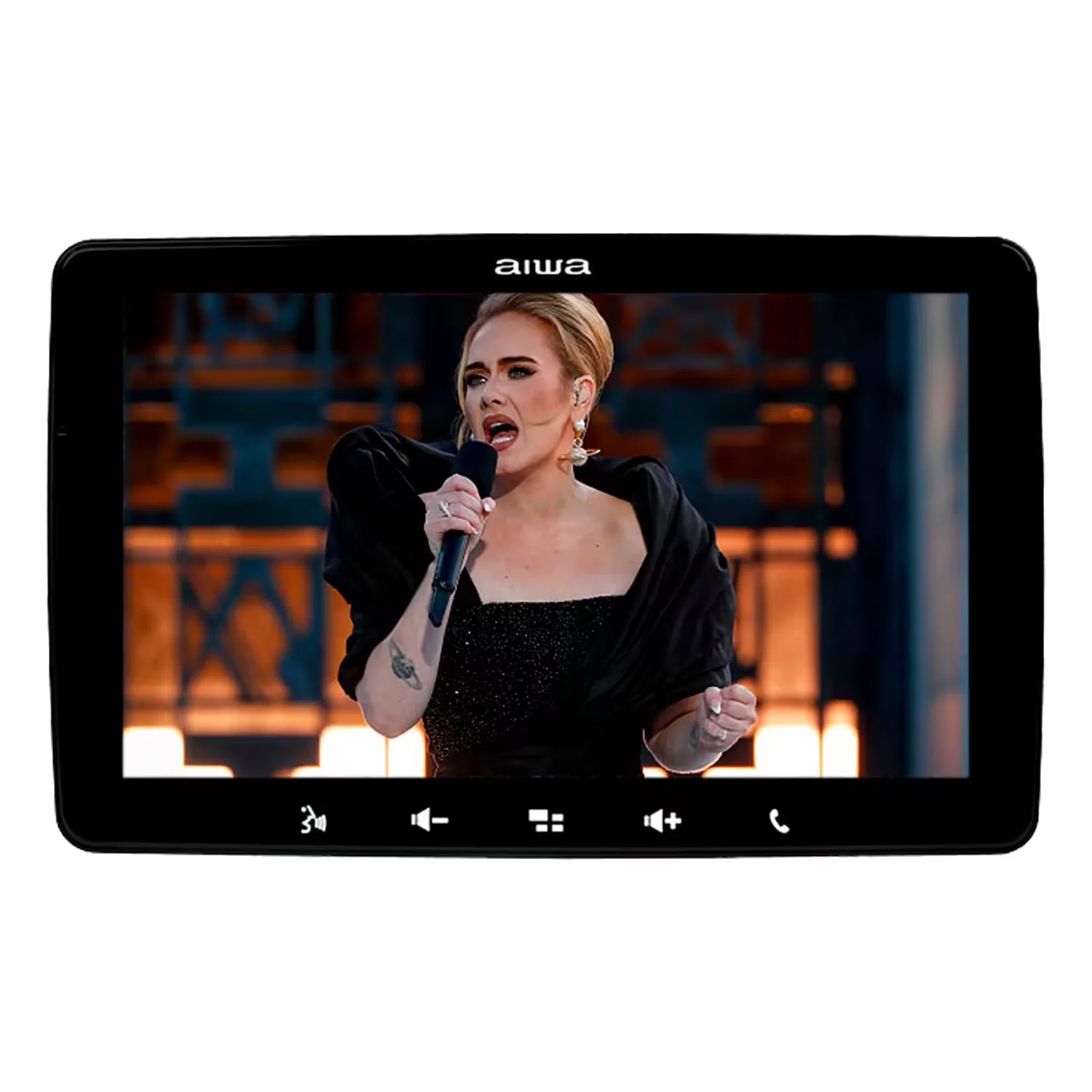 Central Multimídia Aiwa AW-DD901J Tela 9" Universal USB Bluetooth - Preto