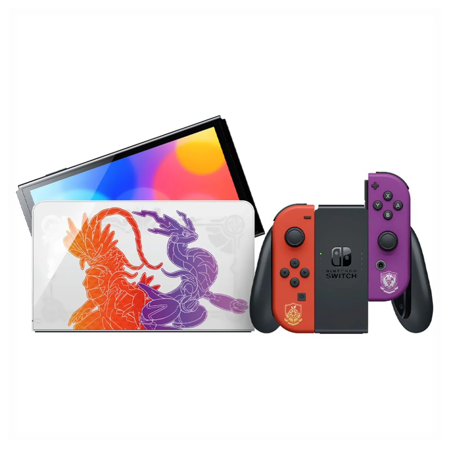 Console Nintendo Switch OLED Pokémon Scarlet & Violet Edition 64GB - Vermelho e Roxo (HEG-S-KEAAA/EU)