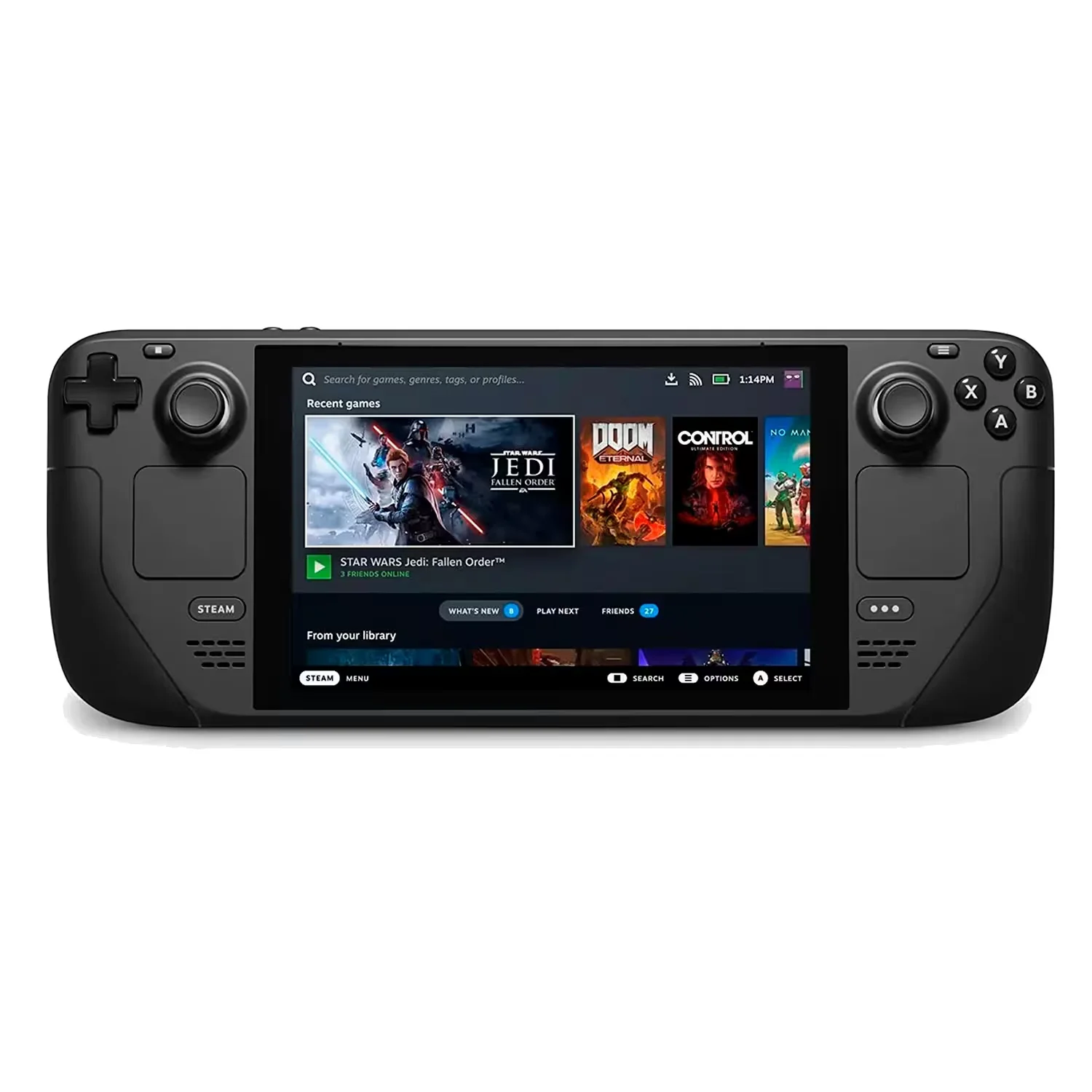 Console Portátil Valve Steam Deck OLED 7.4" 512GB 16GB RAM - Preto