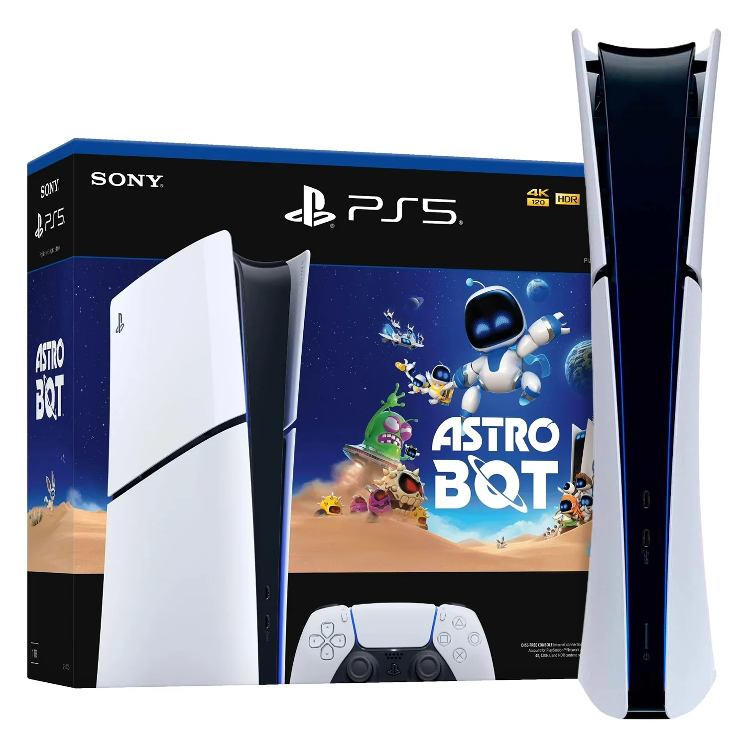 Console Sony Playstation 5 Slim Astro Bot CFI-2015B 4K Edição Digital 1TB SSD