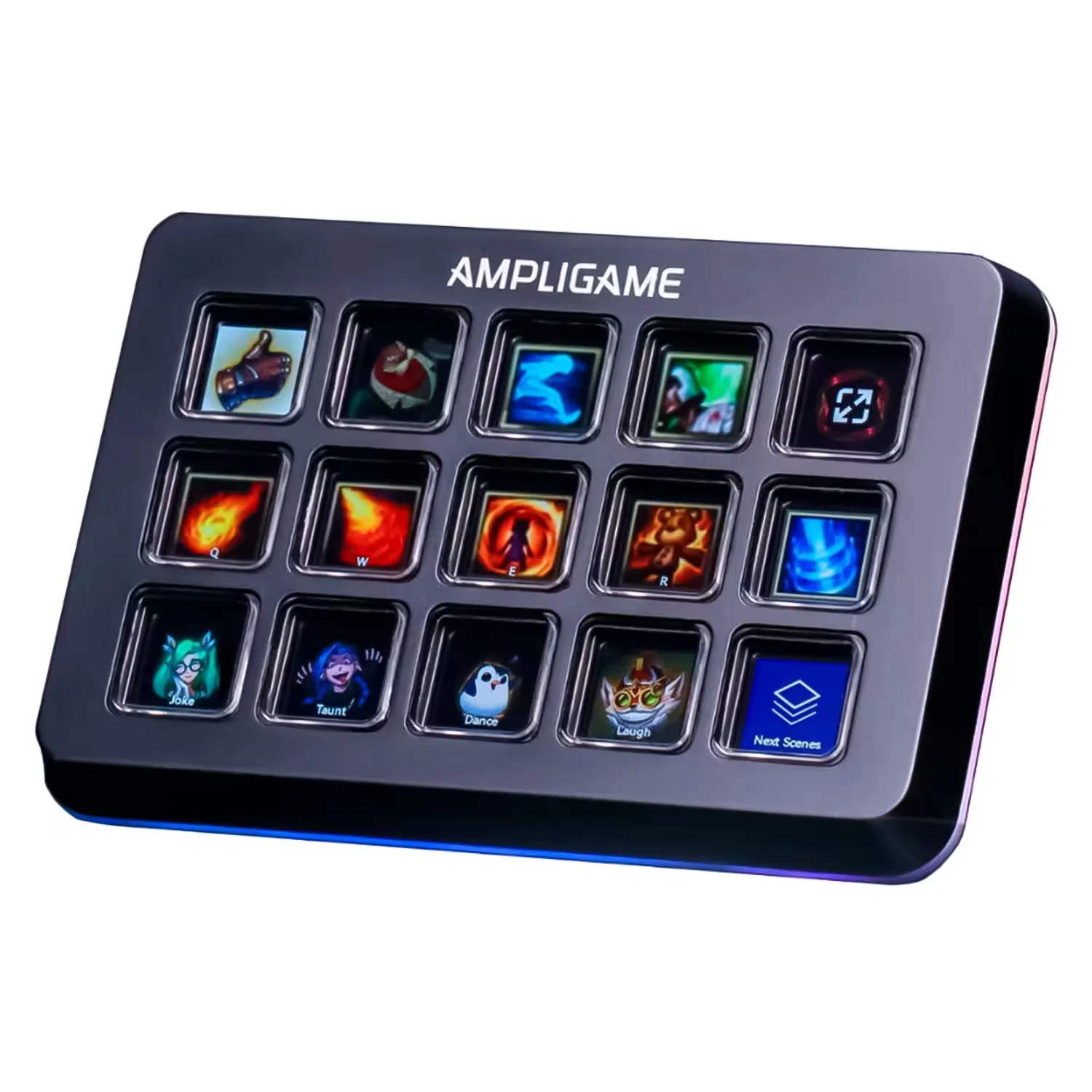Controlador de Stream Deck Fifine D6 RGB - Preto