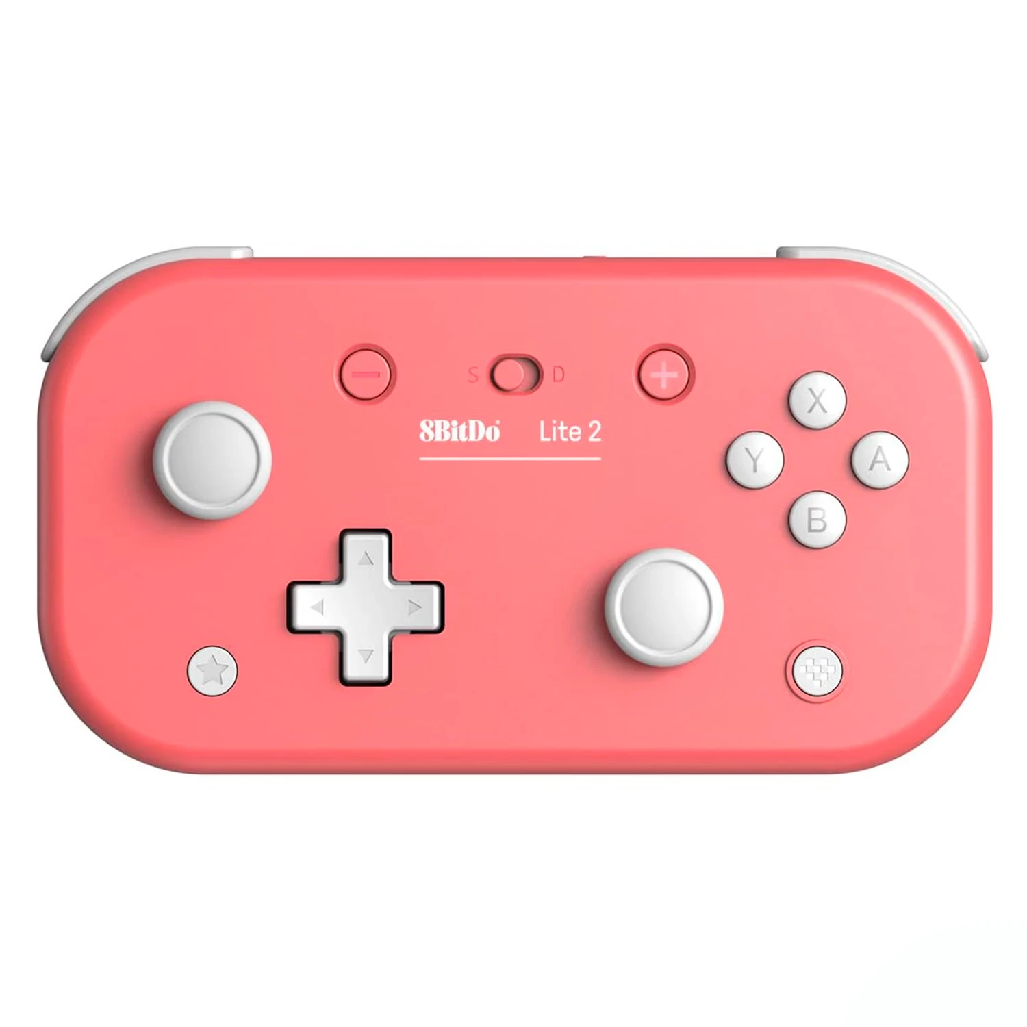 Controle 8BitDo Lite 2 80KA01 Sem Fio para Nintendo Switch / Android - Rosa