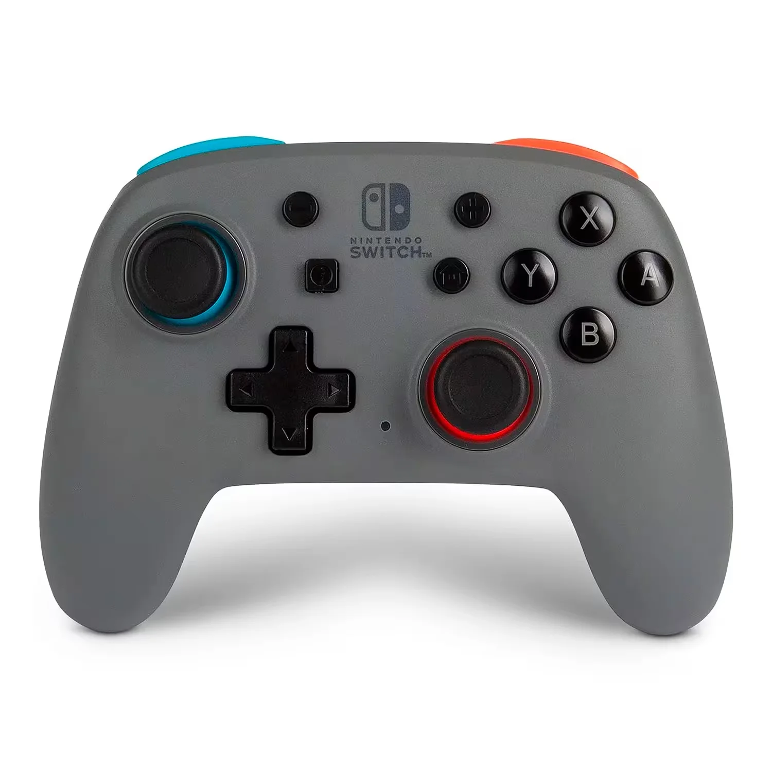 Controle Power A Enhanced Wired Gray Neon Nano Lite  para Nintendo Switch - (PWA-A-02390)