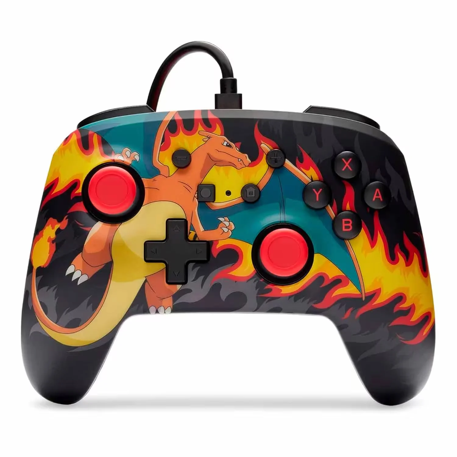 Controle PowerA Enhanced Wired Charizard Vortex para Nintendo Switch - PWA-A-09031