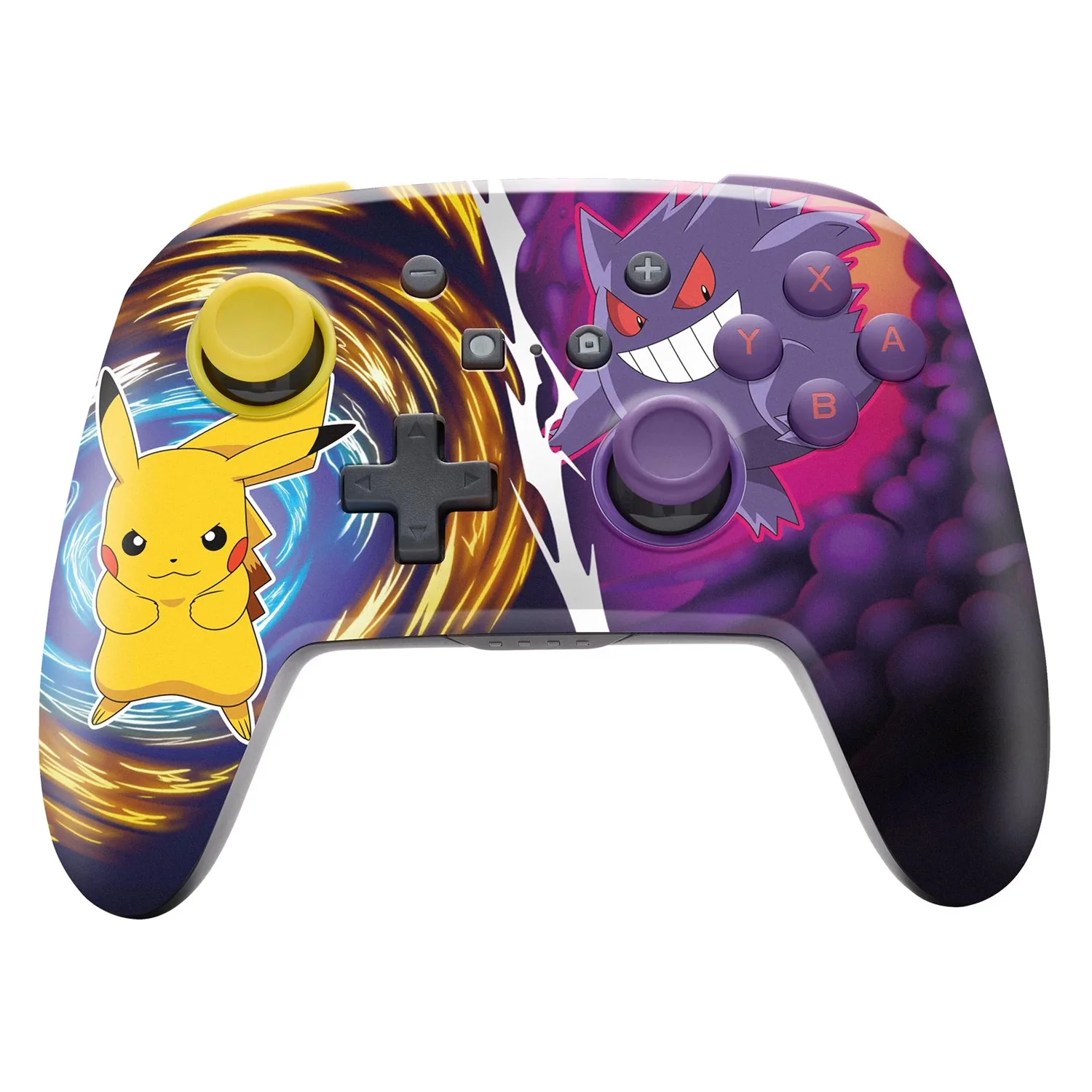 Controle PowerA Enhanced Wireless Pikachu vs. Gengar Sem Fio Nintendo Switch - PWA-A-13341