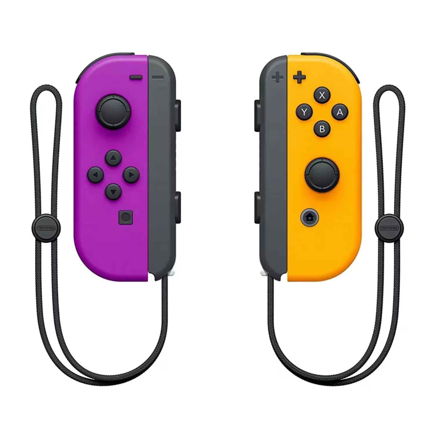 Controles Joy-Con L e R para Nintendo Switch - Laranja e roxo