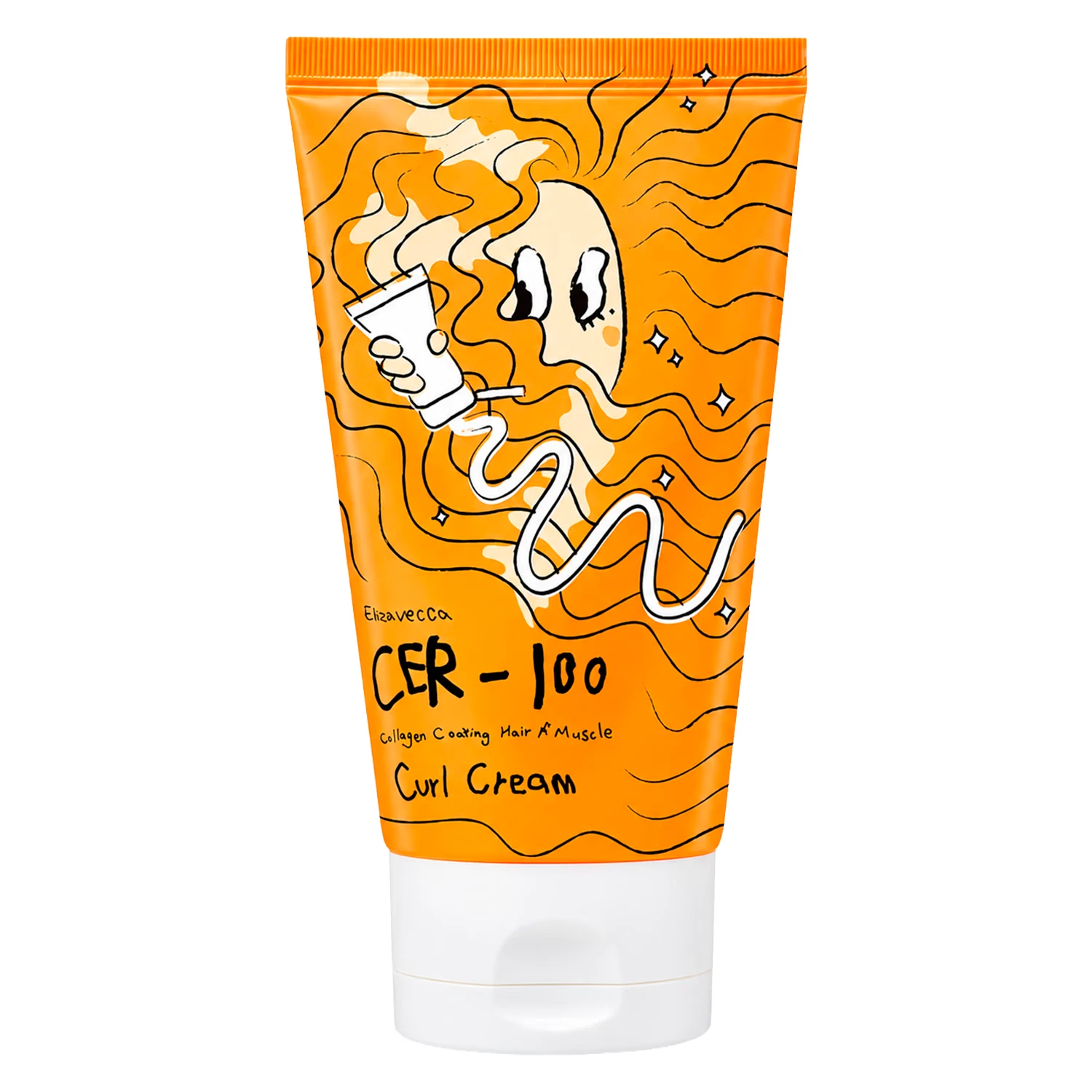 Creme Capilar Elizavecca CER-100 Collagen Coating Curl Hair 120ml