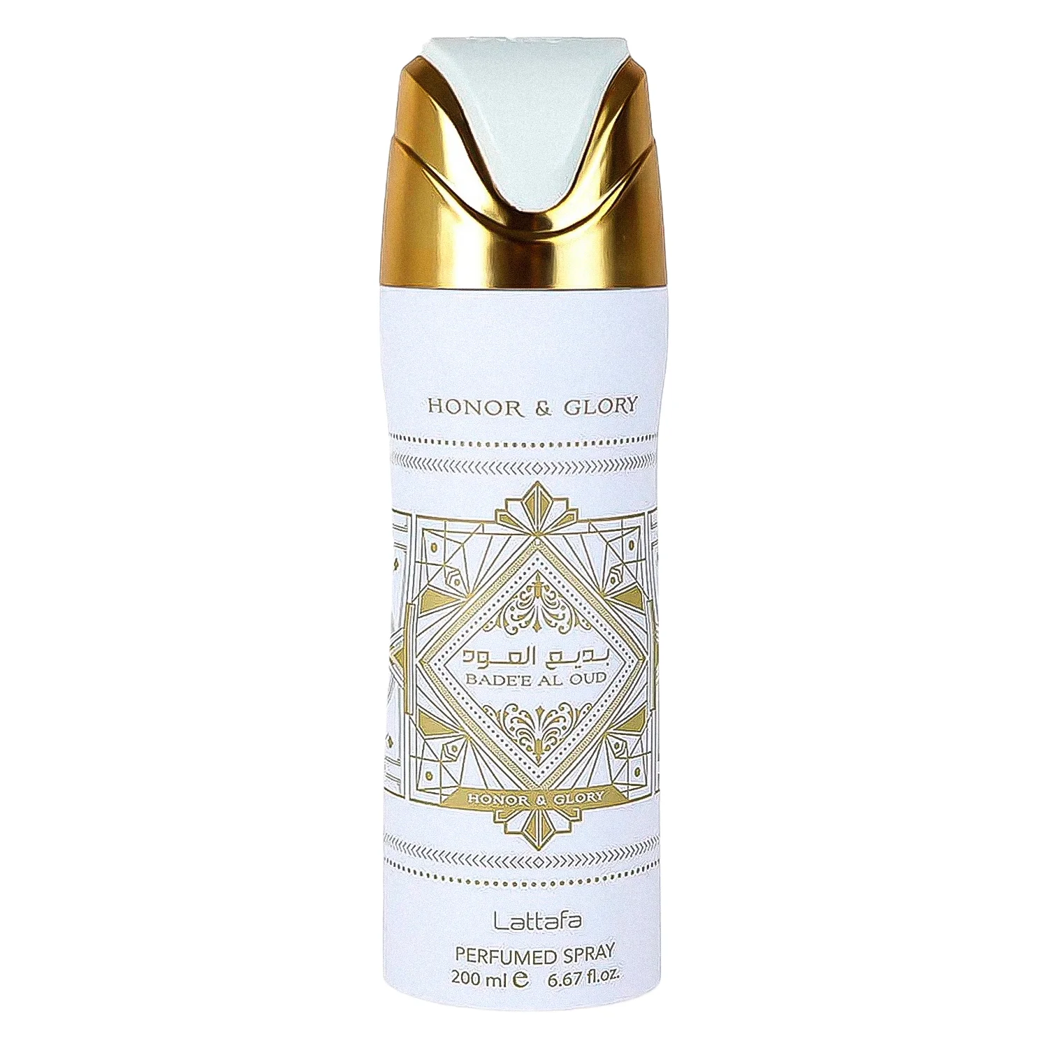Desodorante Lattafa Bade'e Al Oud Honor & Glory Unissex 200ml