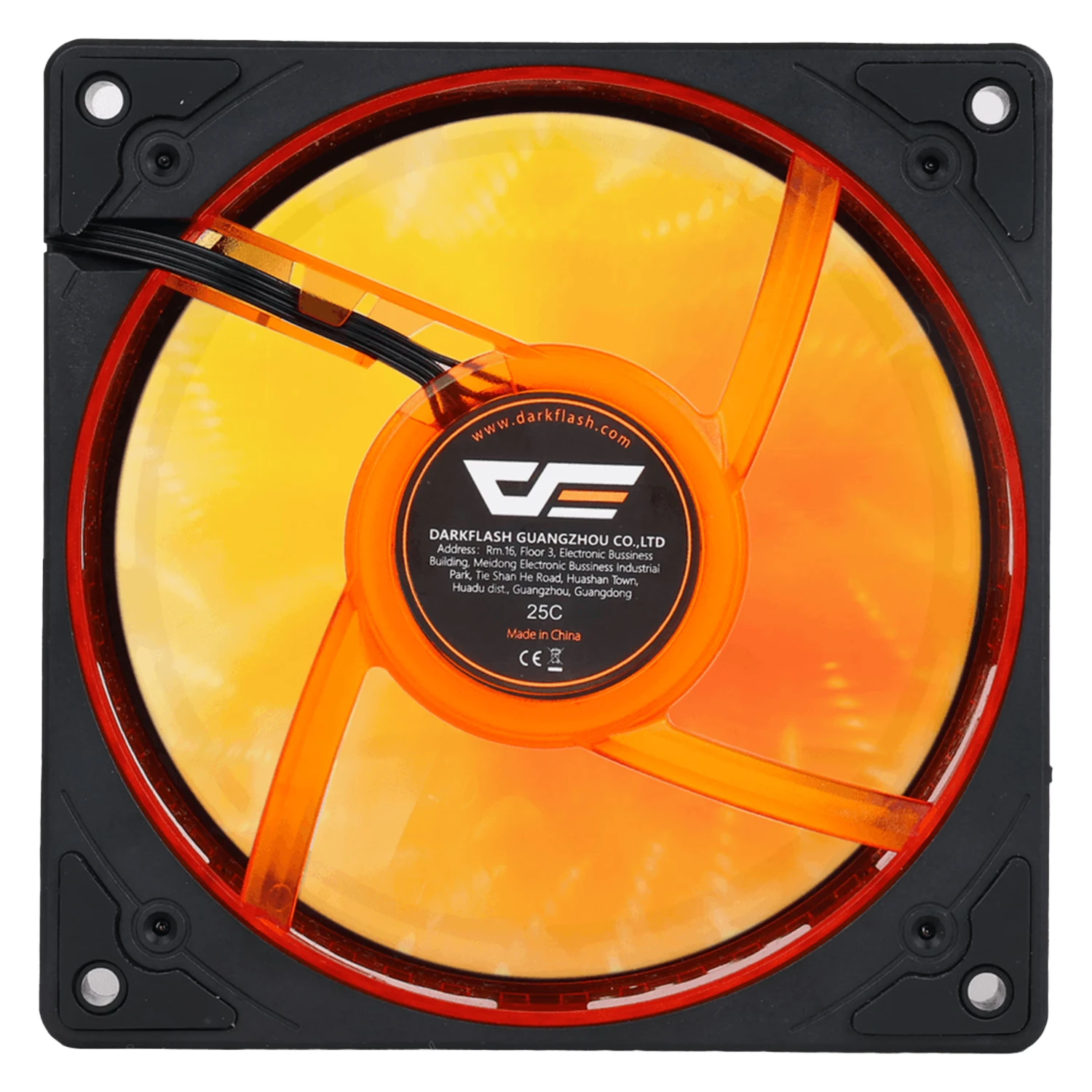 Fan para Gabinete darkFlash DE8R Single - Preto