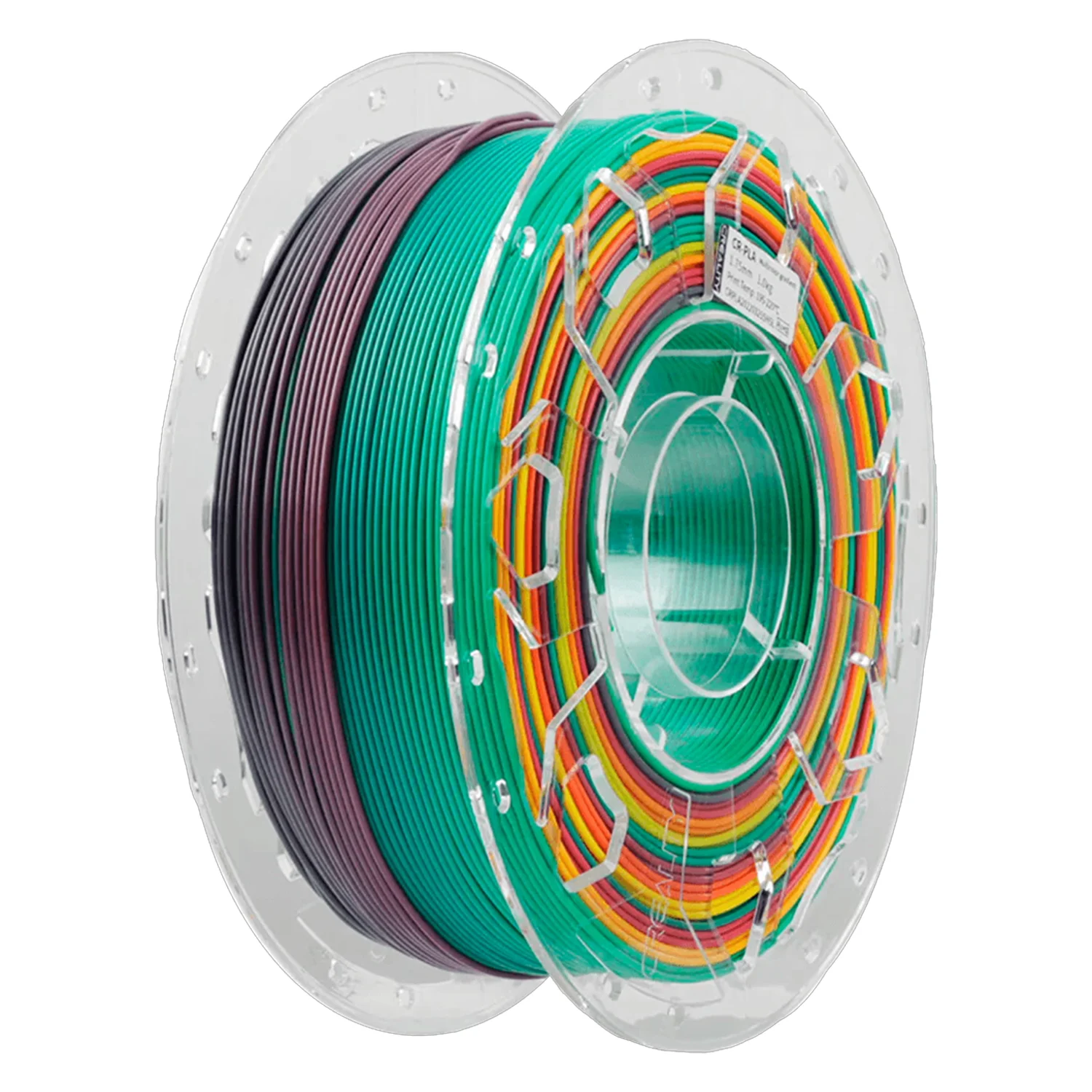 Filamento Creality CR-PLA 1Kg 1.75mm para Impressora 3D - Rainbow