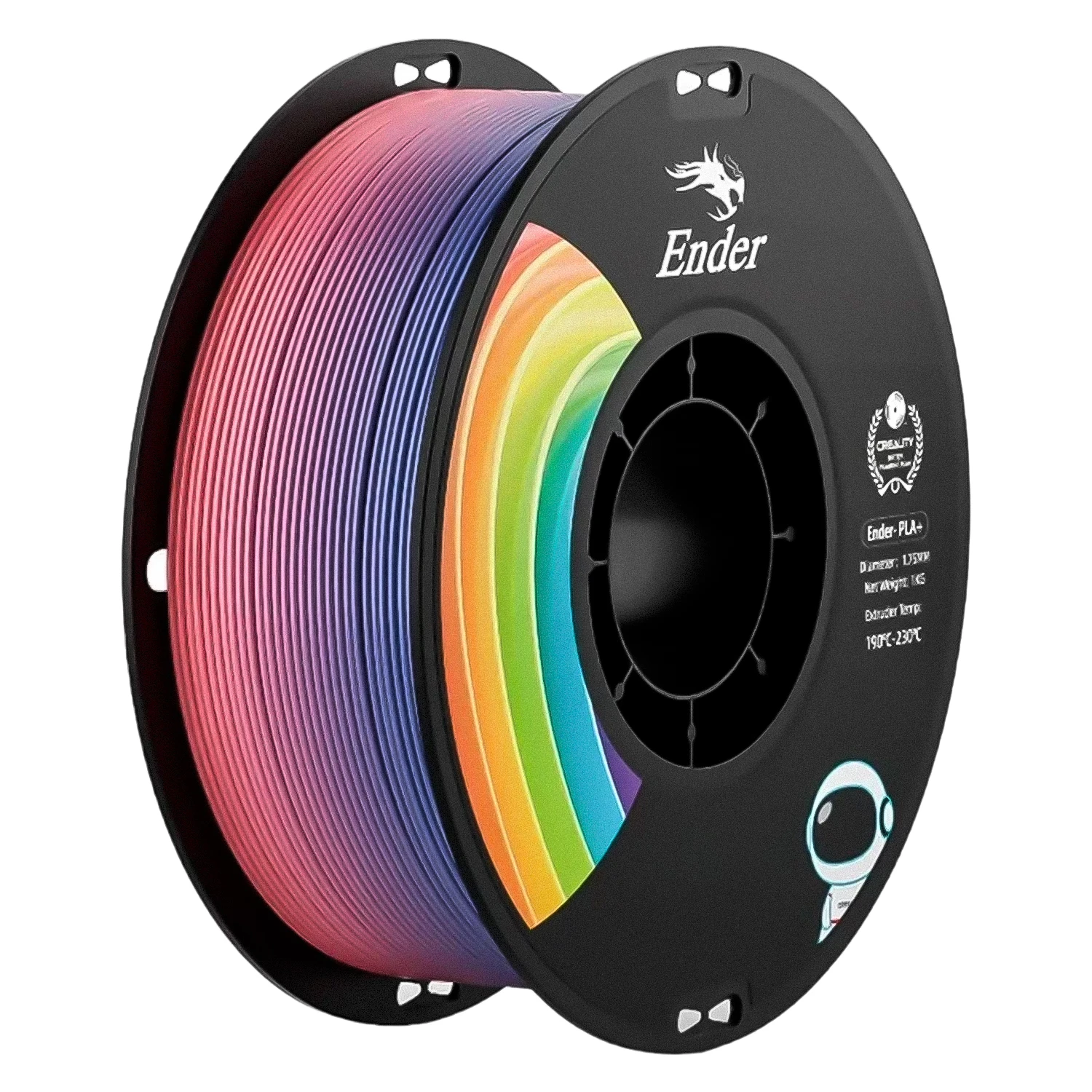 Filamento Creality Ender-PLA+ 1Kg 1.75mm para Impressora 3D - Rainbow