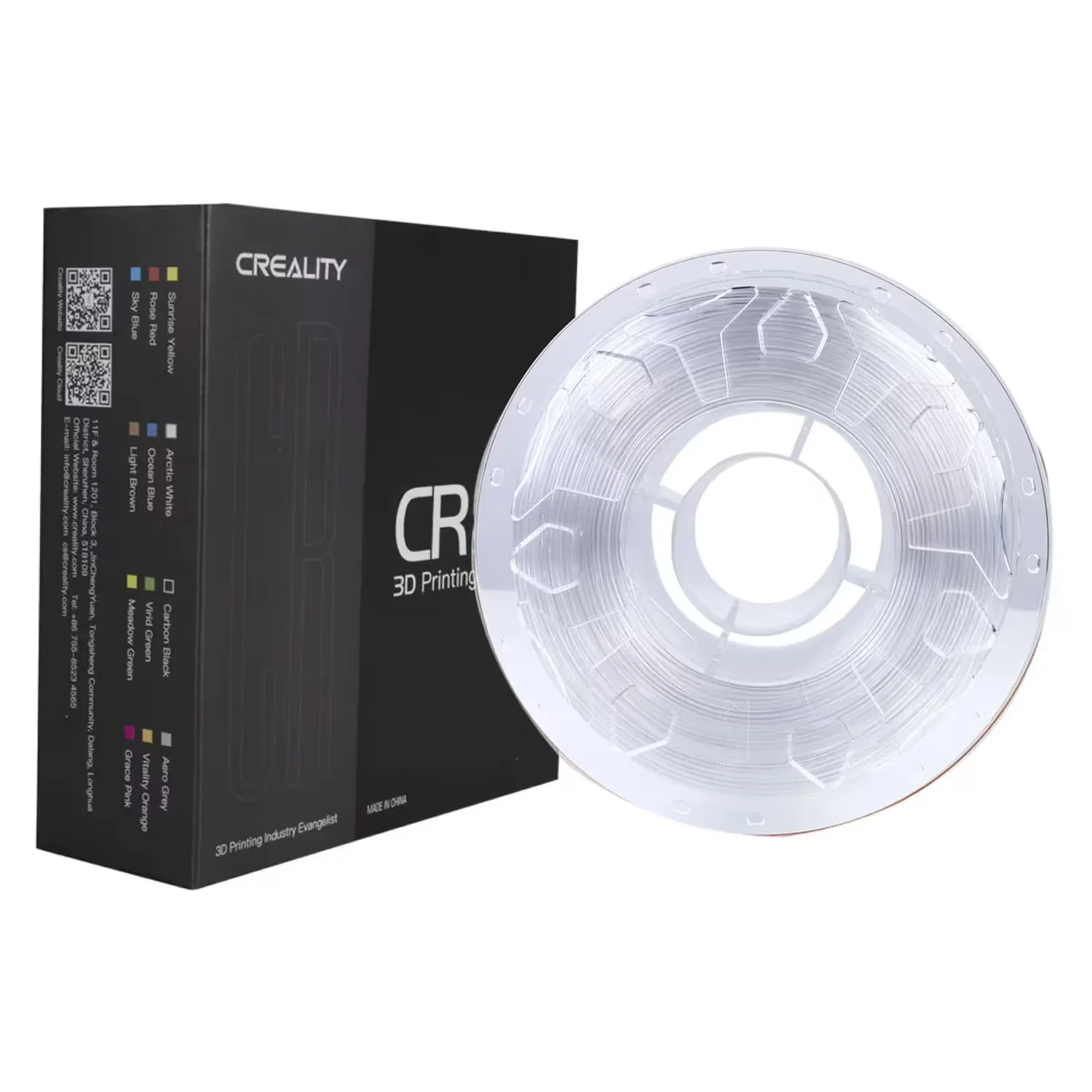 Filamento Creality Hyper CR-PETG 1Kg 1.75mm para Impressora 3D - Transparente