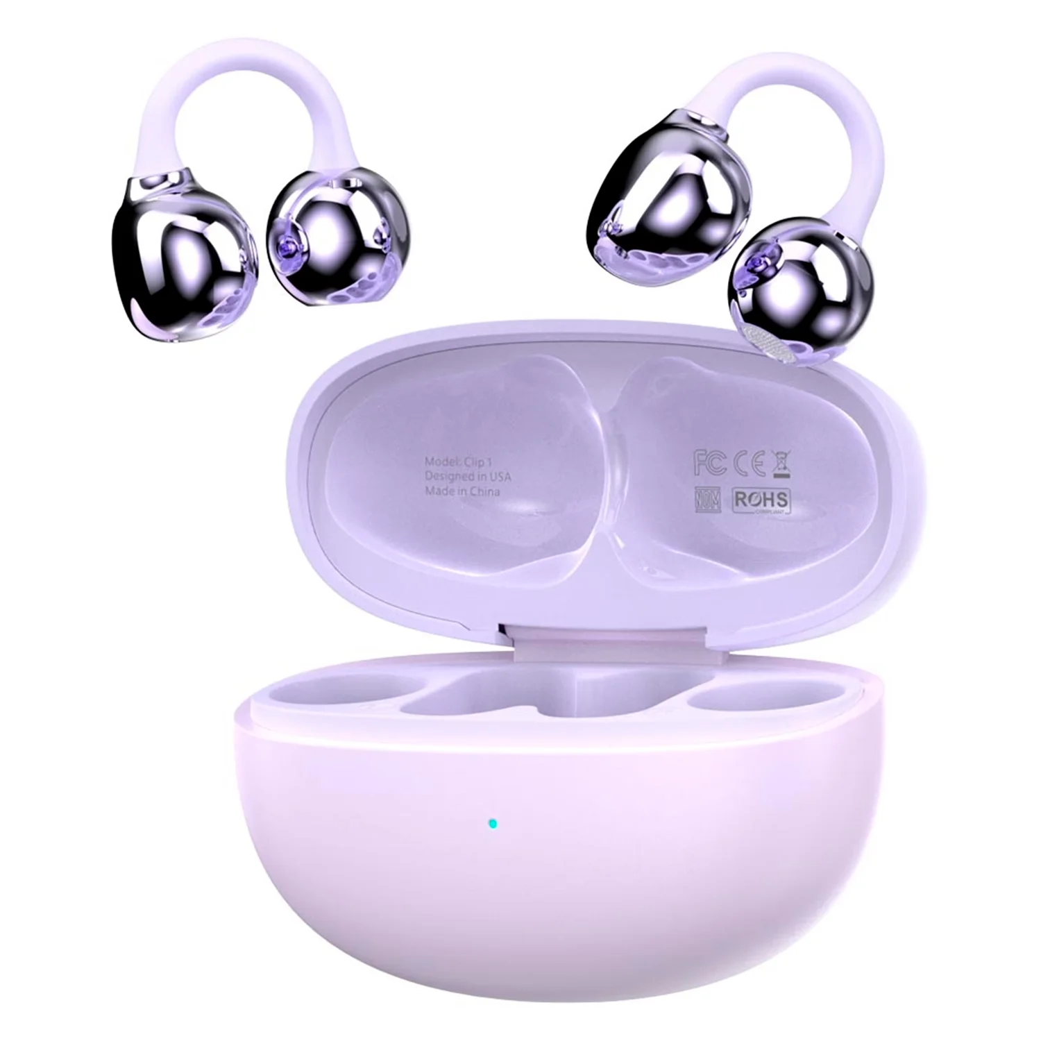 Fone de Ouvido G-Tide Clip 1 Earphones Bluetooth - Roxo