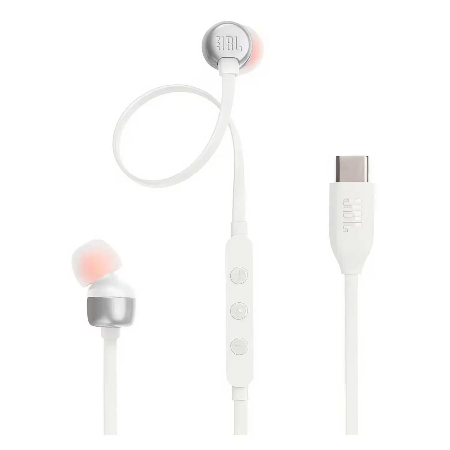 Fone De Ouvido JBL Tune T310C USB-C - Branco