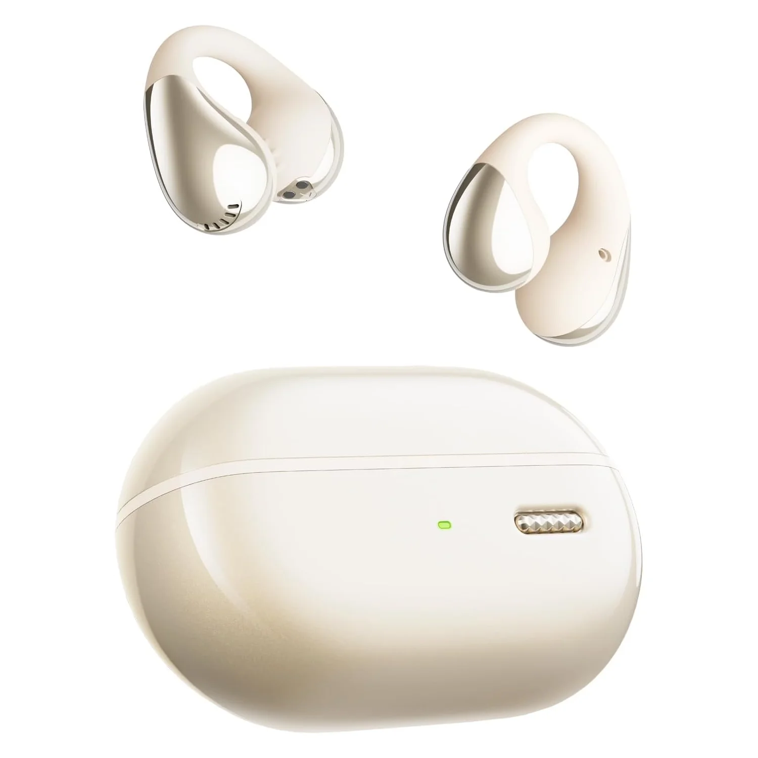Fone de Ouvido SoundPeats PearlClip Pro Wireless - Bege