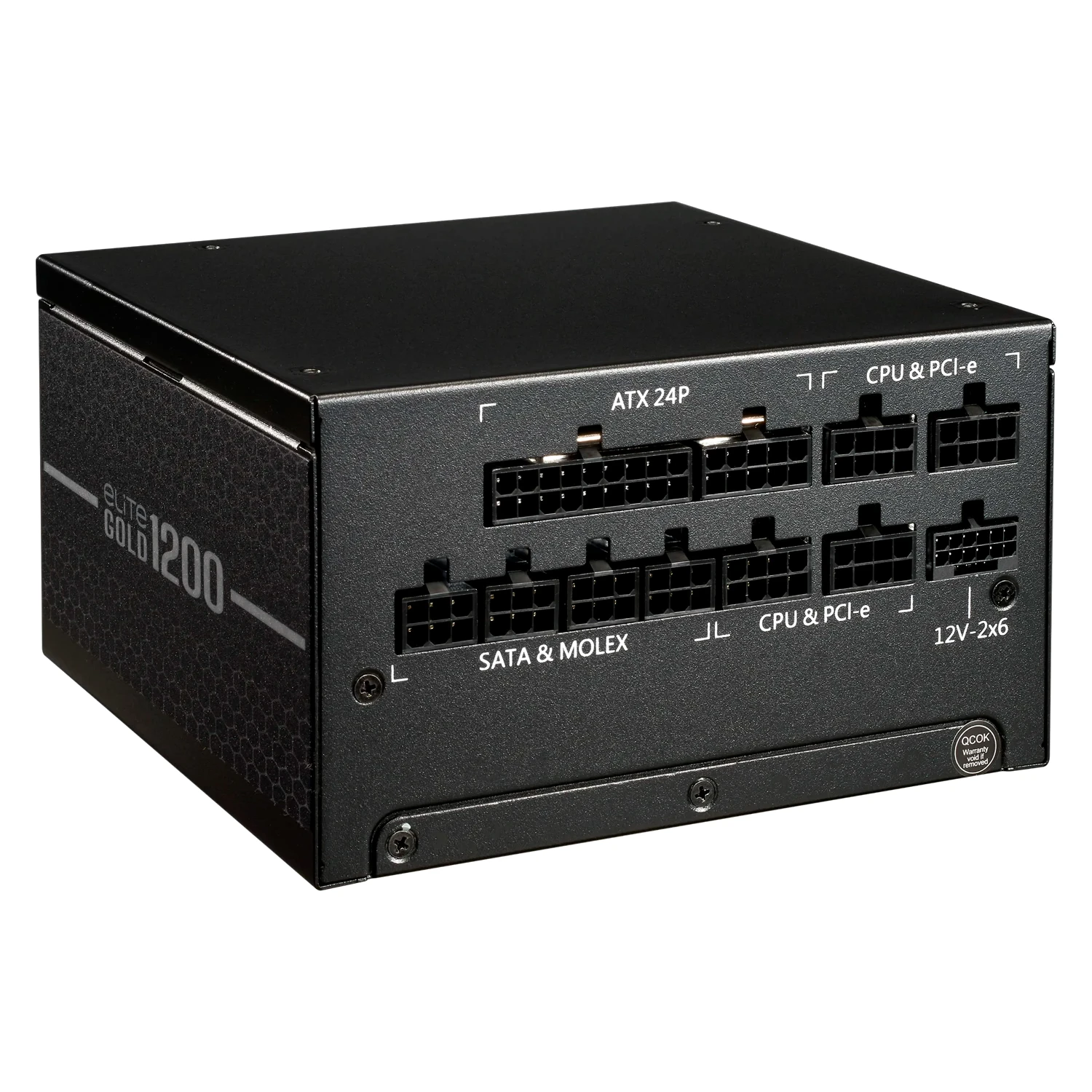 Fonte Cooler Master Elite MPW-C001-AFAG-BUS ATX 1200W 80Plus Gold - Preto