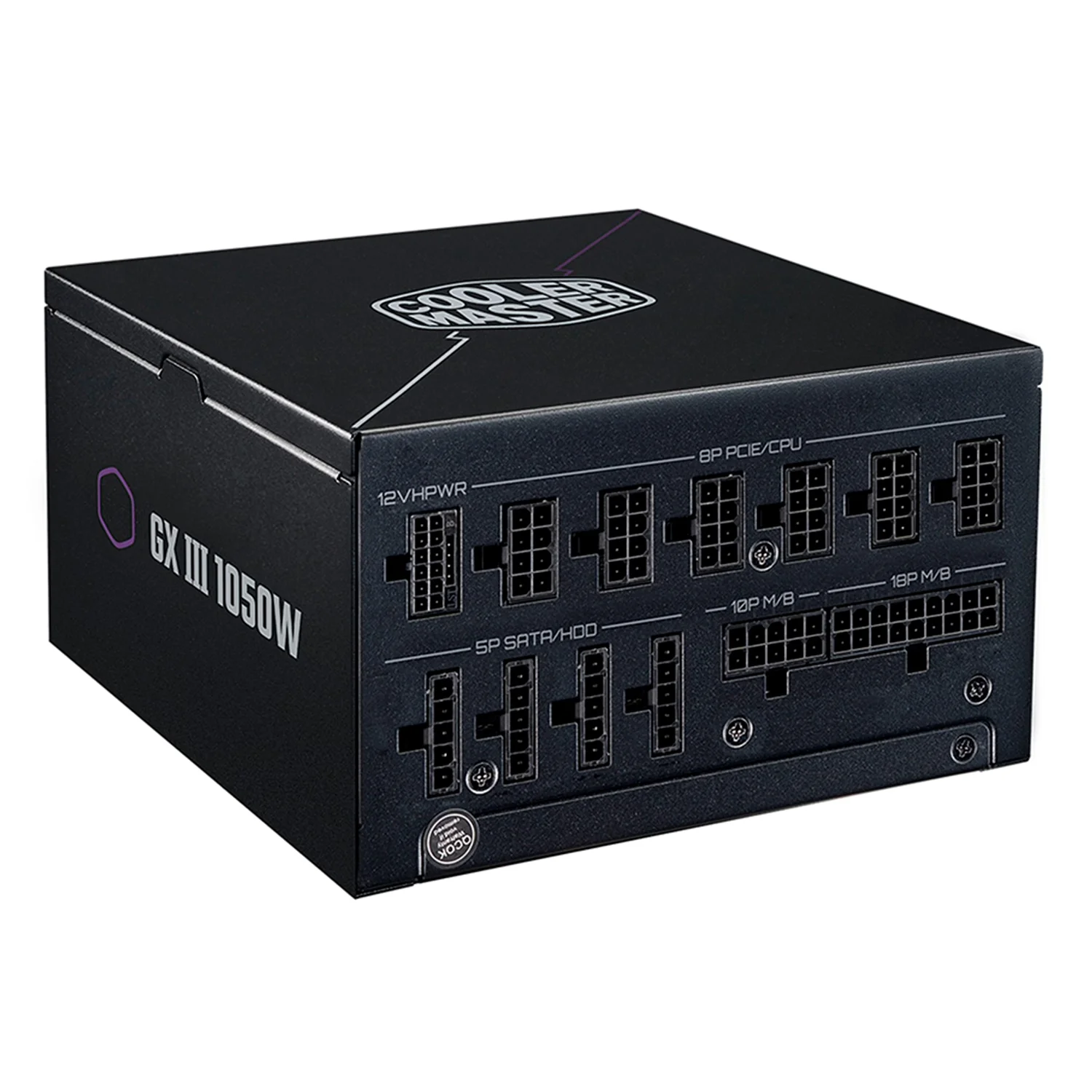 Fonte Cooler Master GX III MPX-A503-AFAG-BUS ATX 1050W 80 Plus Gold Full Modular PFC Ativo Bivolt - Preto
