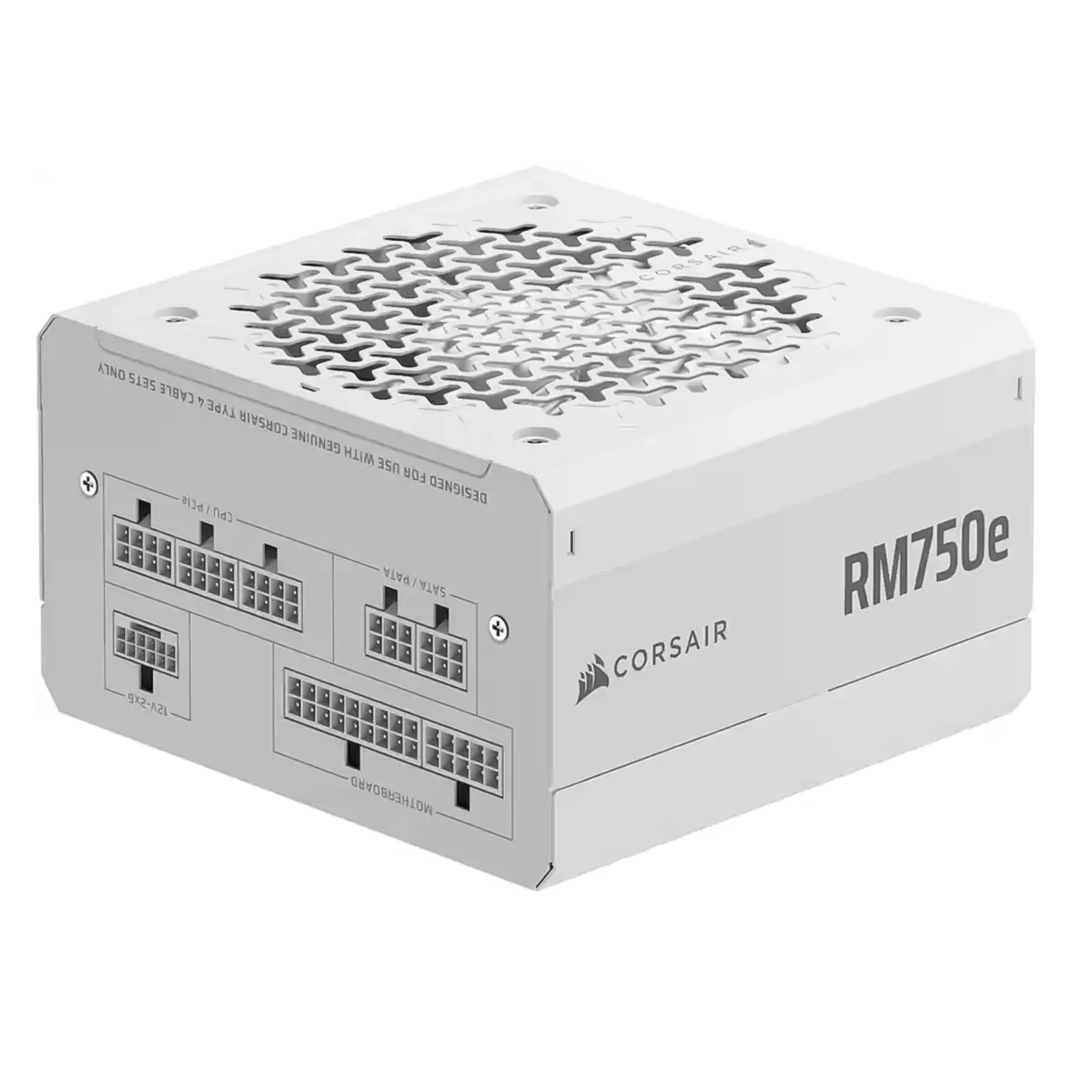 Fonte Corsair RM750e CP-9020292-NA ATX 750W 80 Plus Platinum Full Modular - Branco