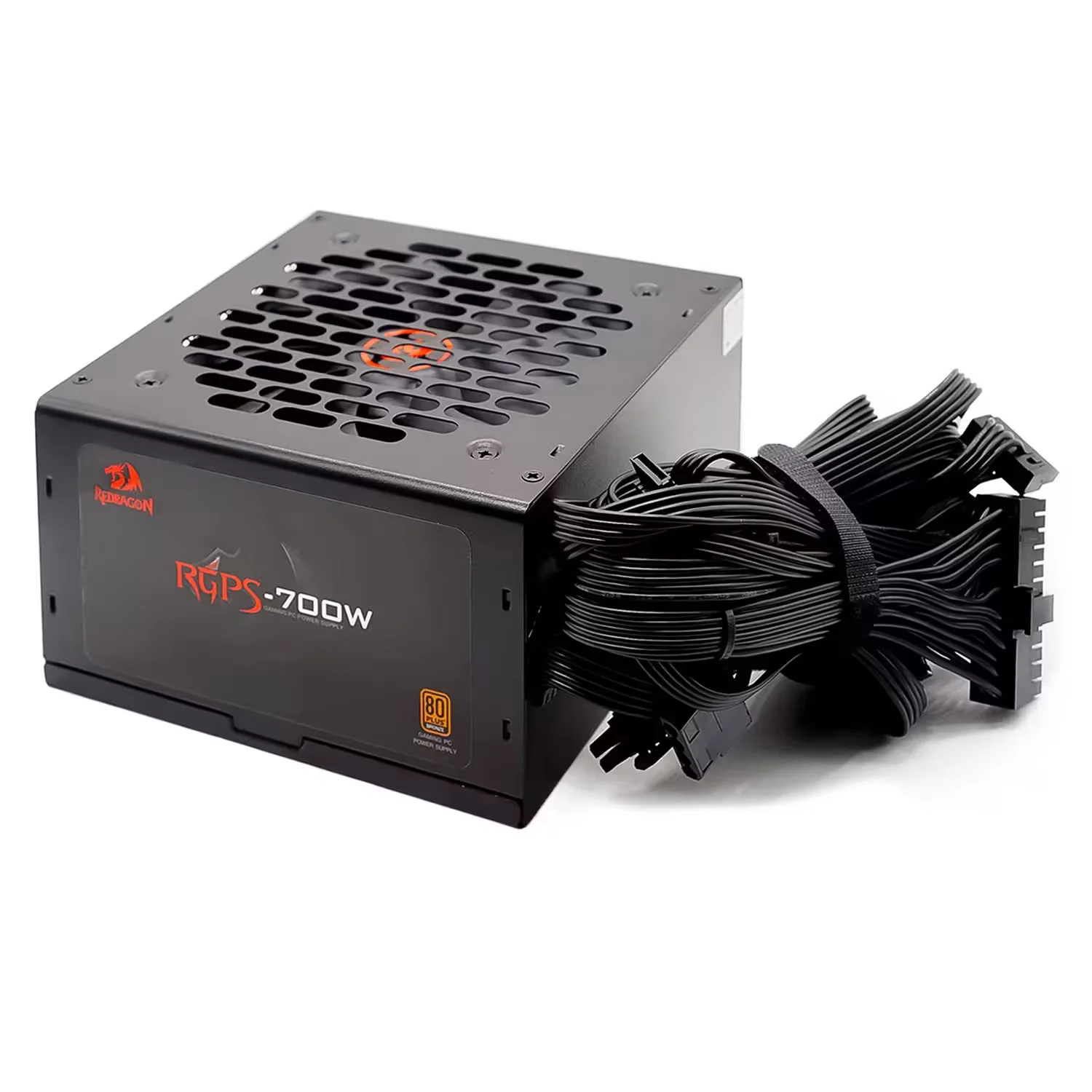 Fonte Redragon GC-PS026 ATX 700W 80 Plus Bronze Não Modular - Preto